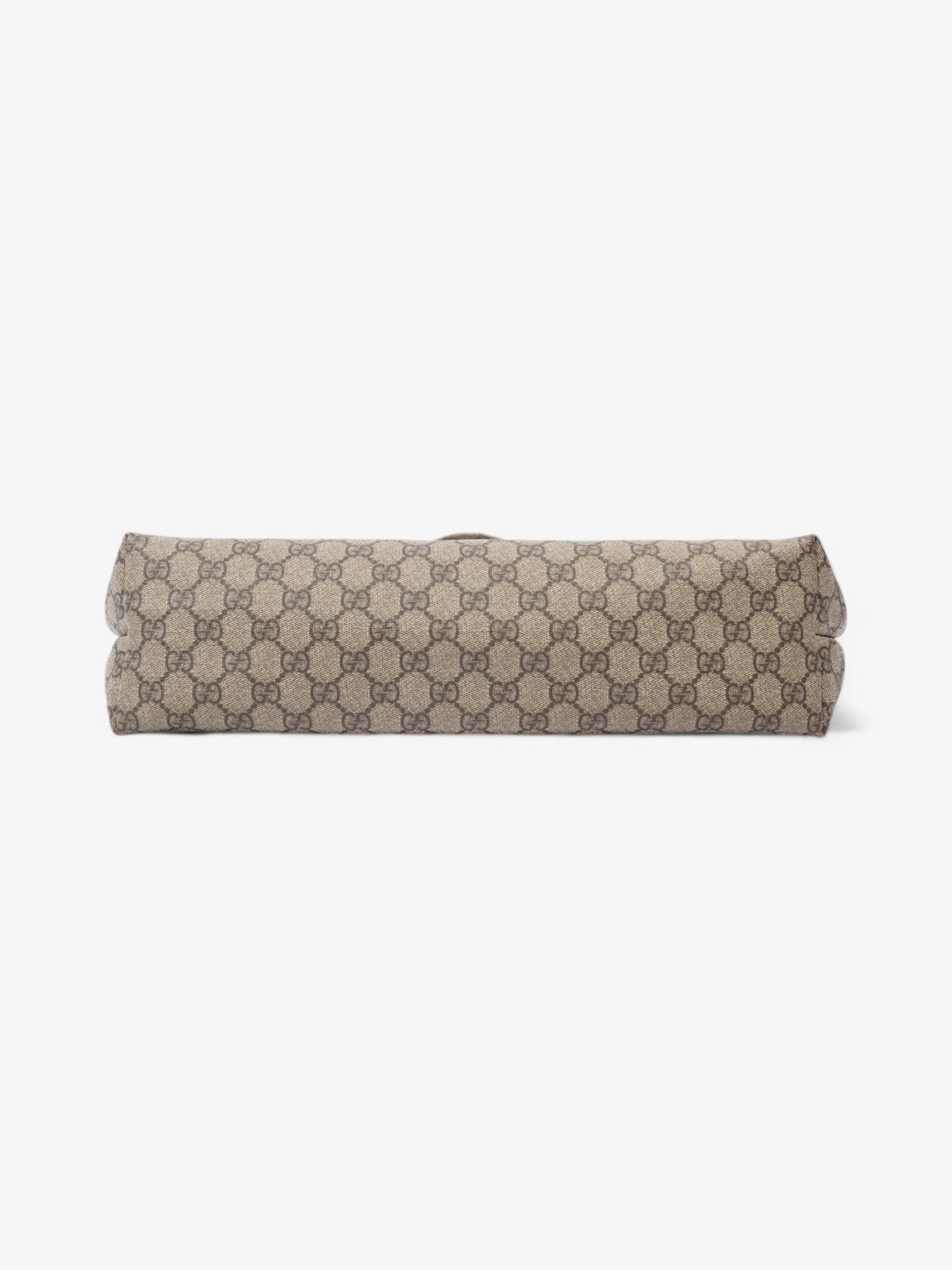 Gucci GG Tote Bag GG Supreme / Brown Coated Canvas