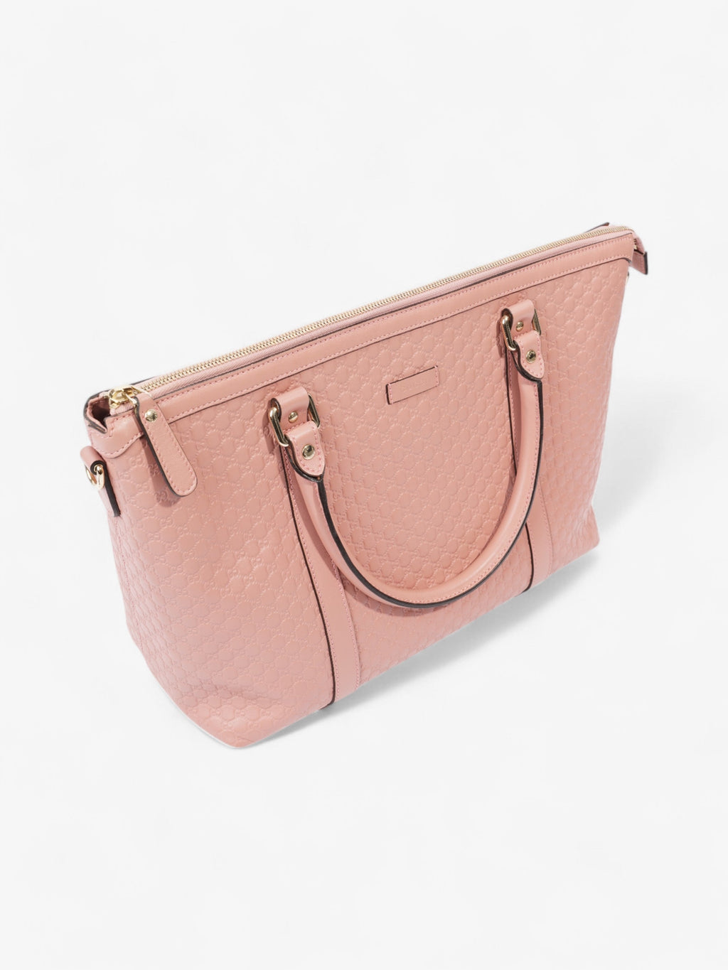 Gucci 2Way Tote Pink Guccissima Calfskin Leather