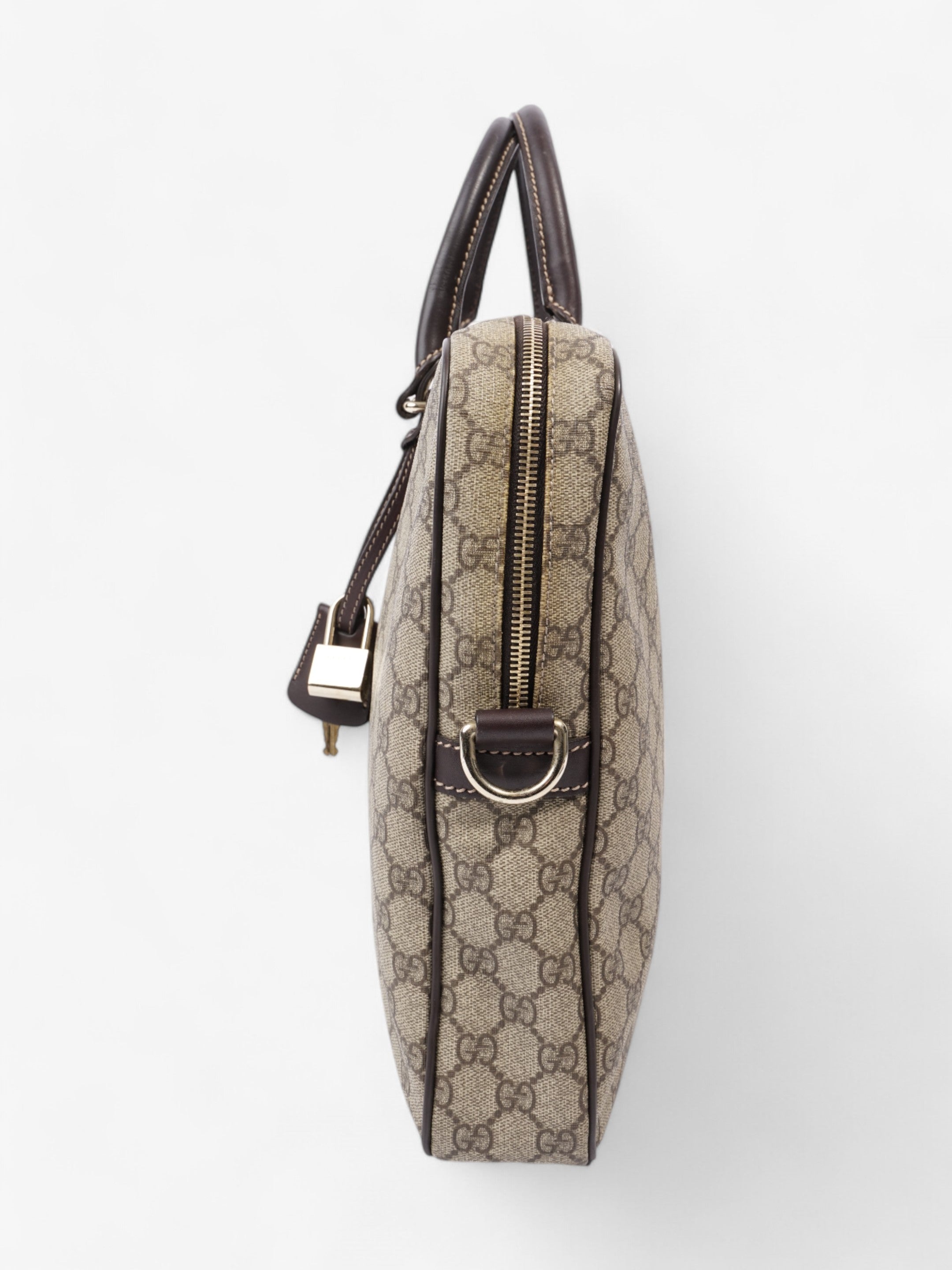 Gucci GG Business Bag GG Supreme / Brown Coated Canvas