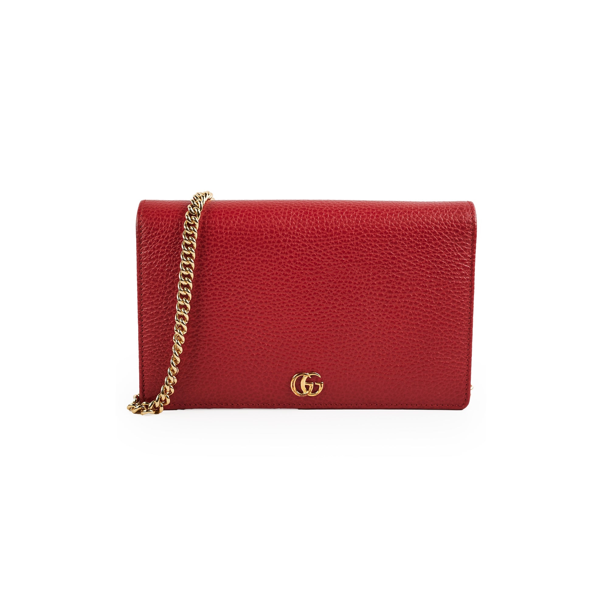 Gucci Red Wallet On Chain WOC