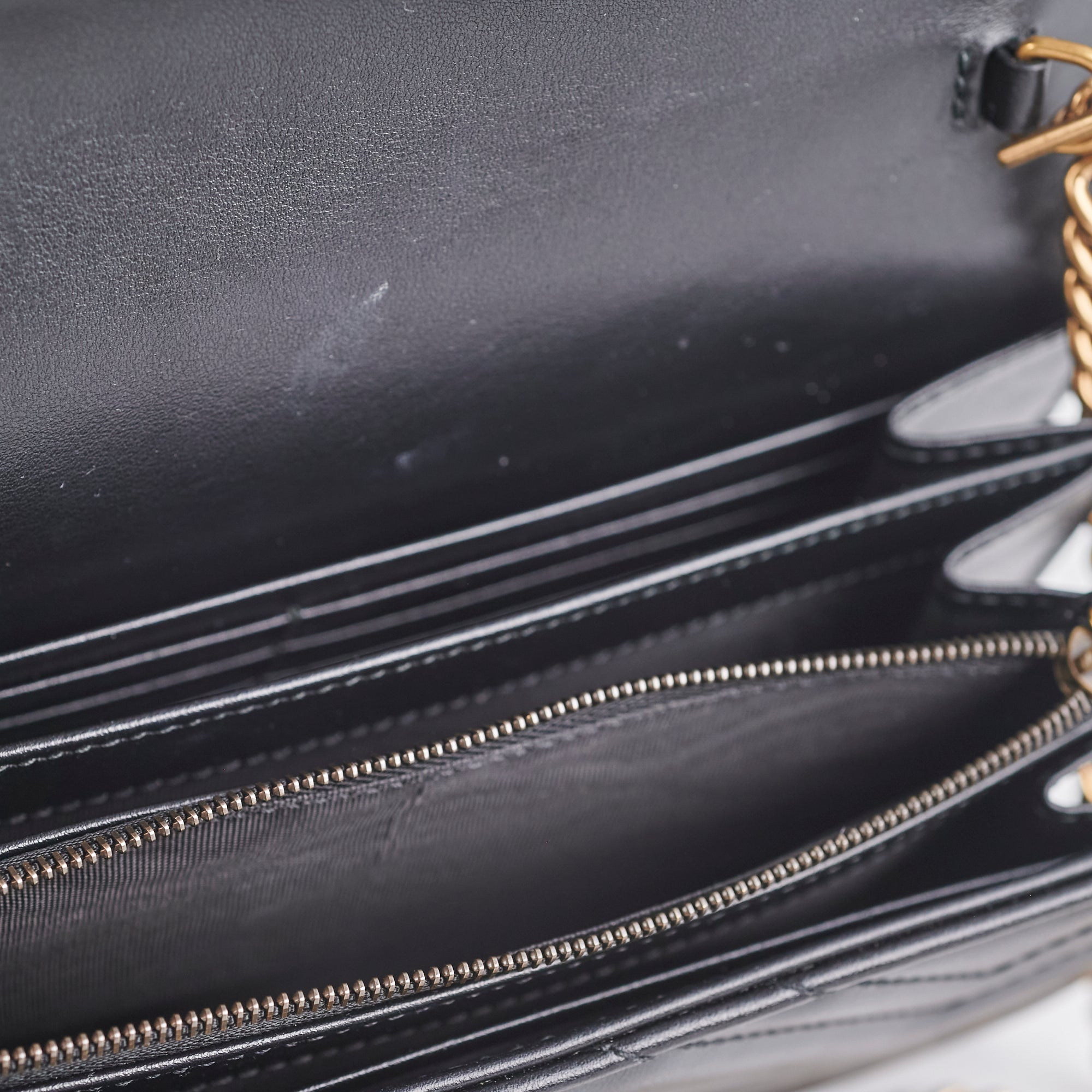 Gucci Marmont Wallet On Chain Woc Black