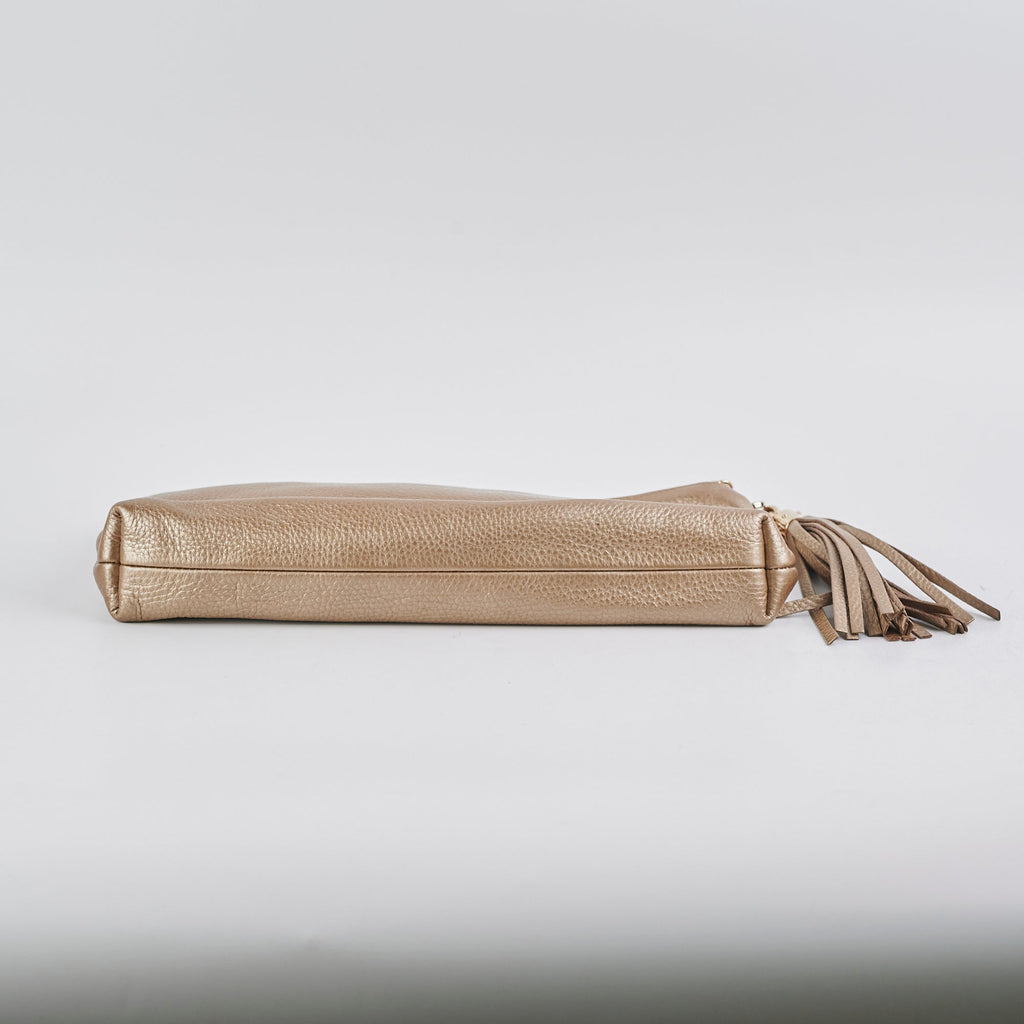 Gucci Metallic Gold Clutch