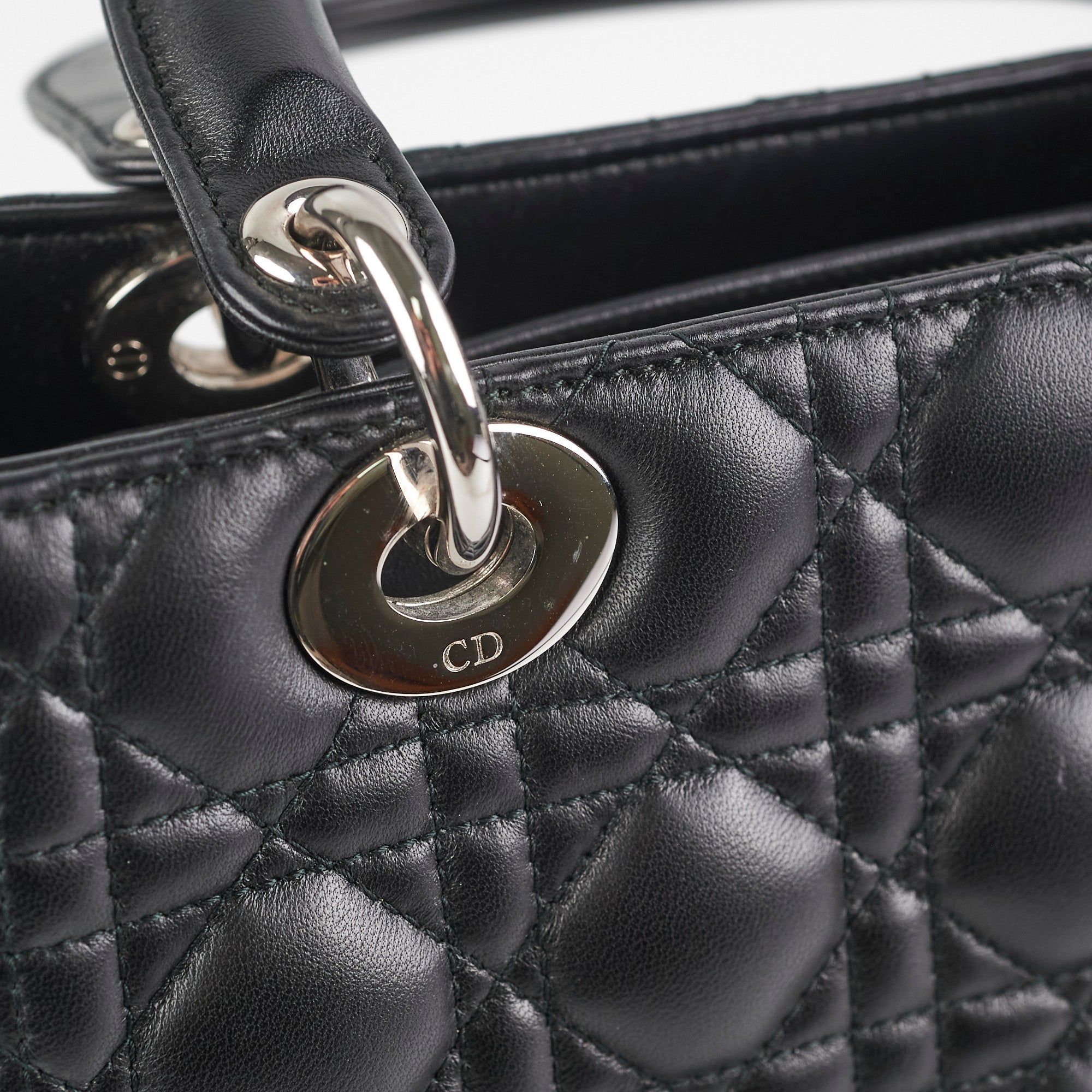 Christian Dior Medium Lady Dior Black