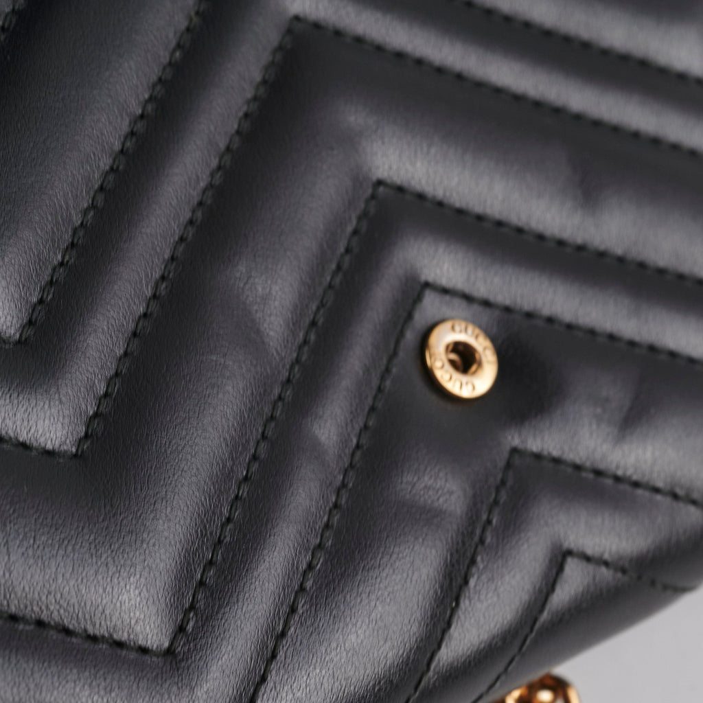 Gucci Marmont Wallet on Chain WOC Black