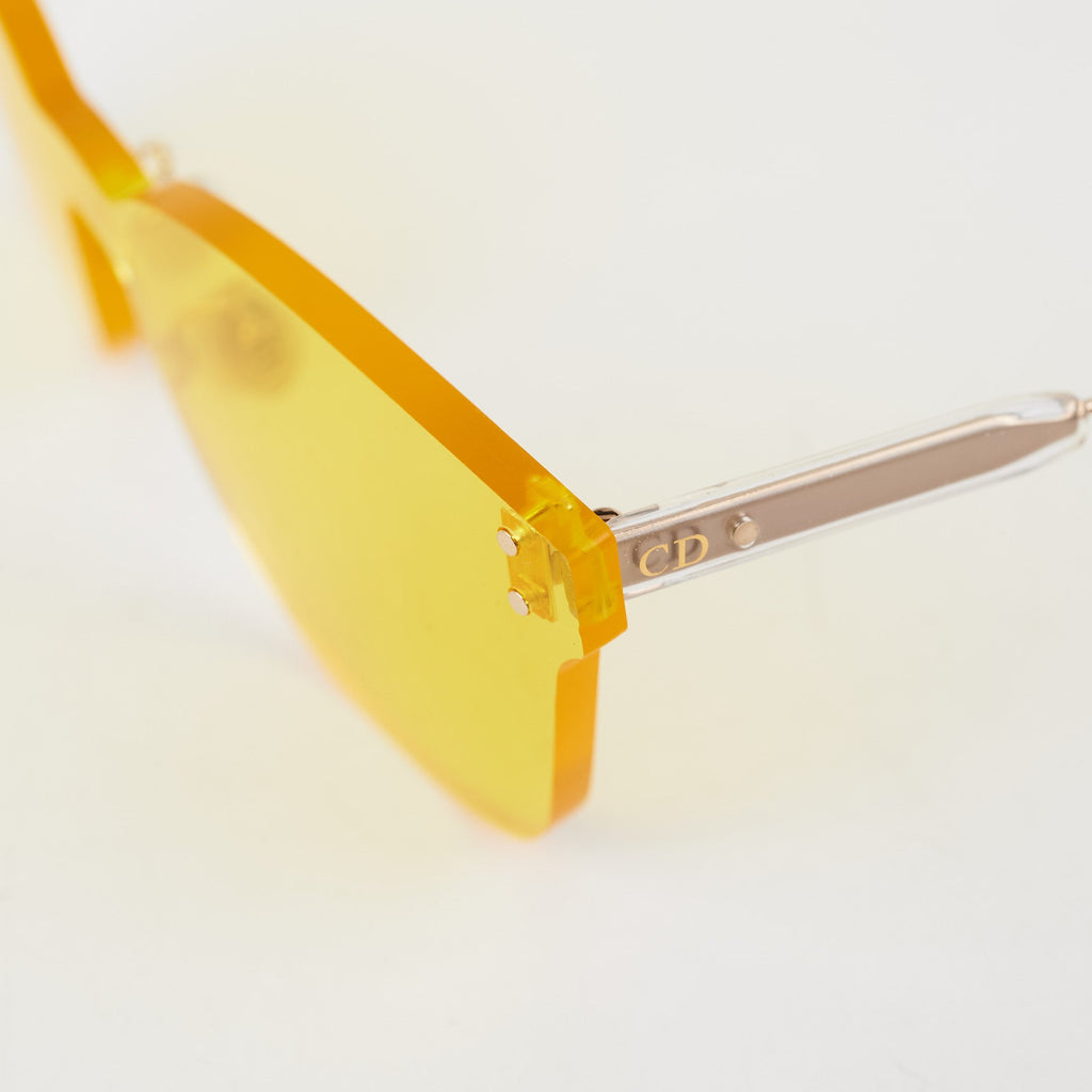 Dior Yellow Sunglasses