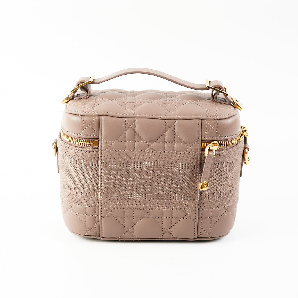 Dior Small Vanity Case Taupe/Brown