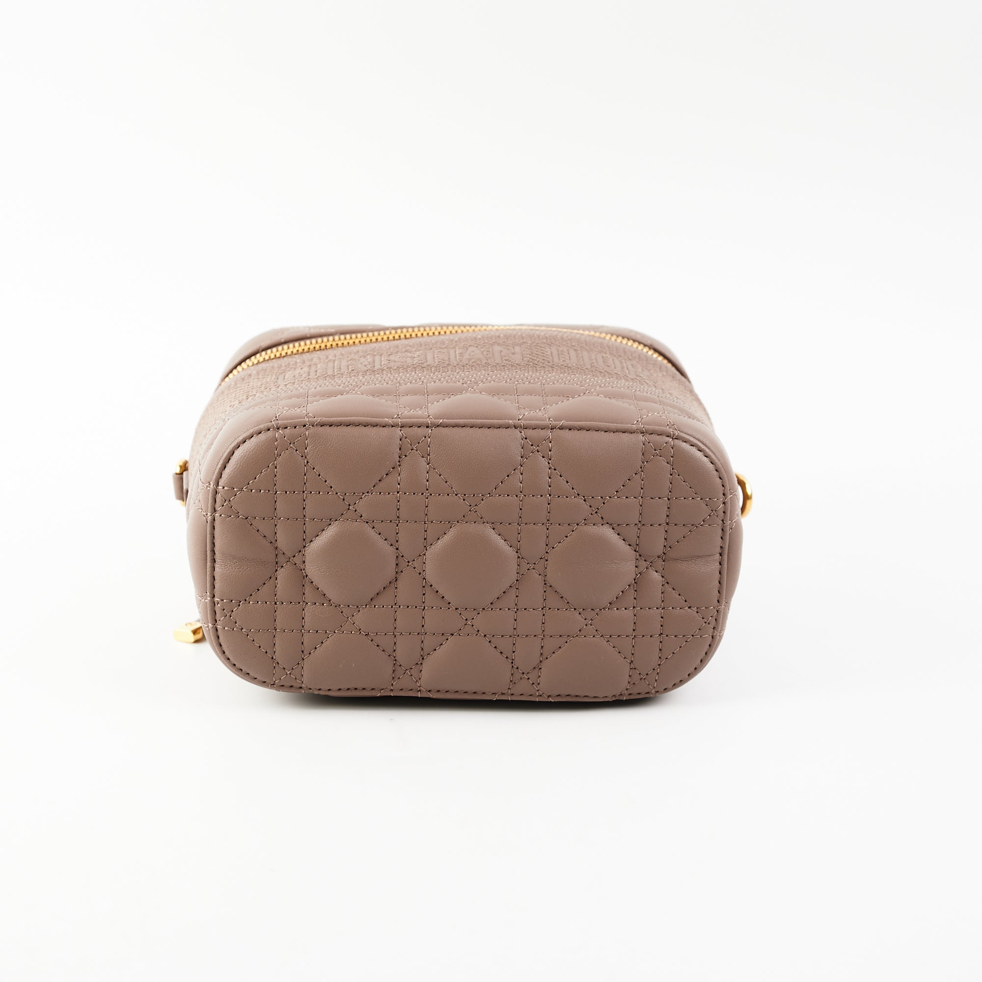Dior Small Vanity Case Taupe/Brown