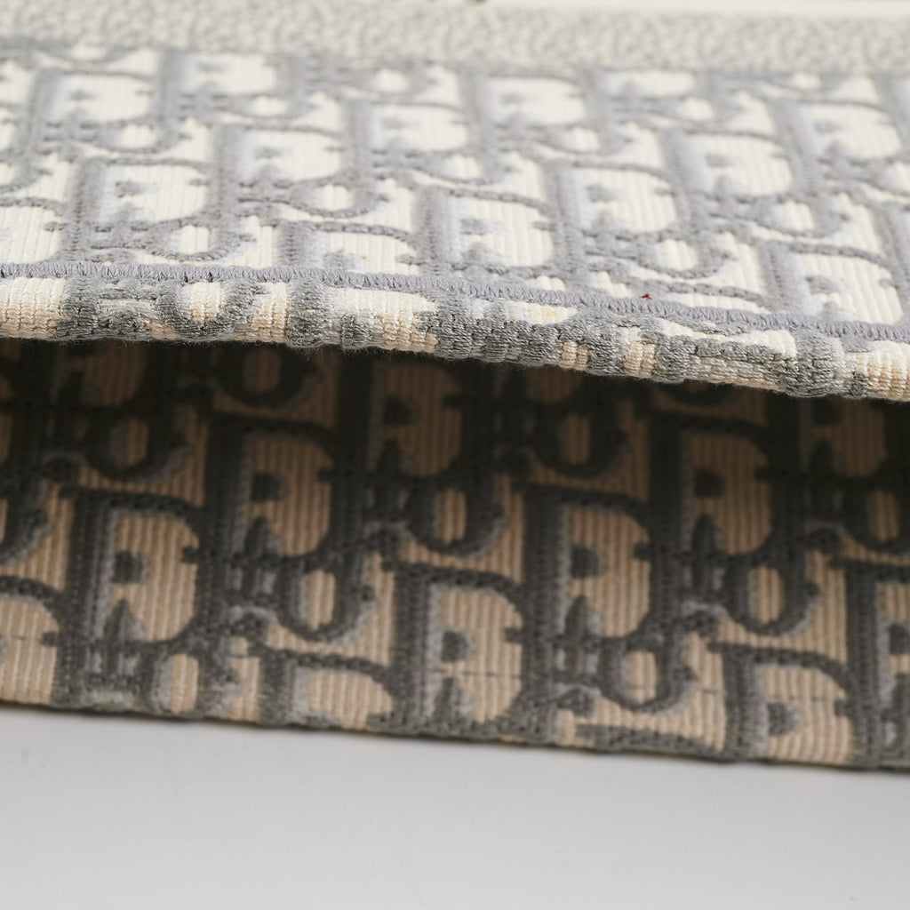 Dior Medium Book Tote Oblique Grey