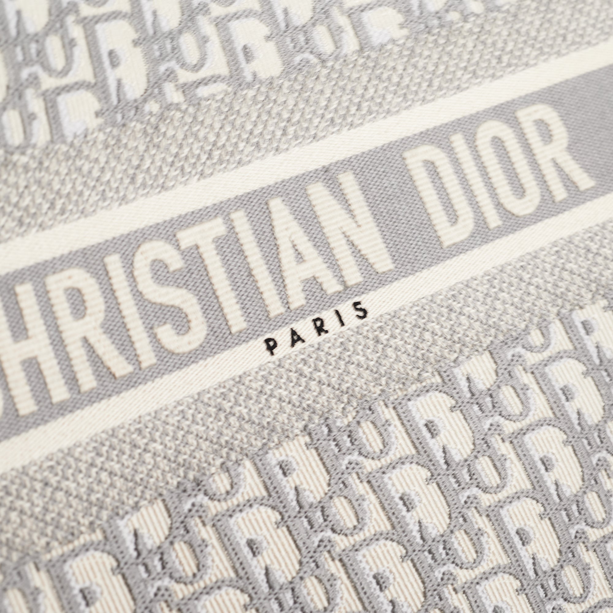 Dior Medium Book Tote Oblique Grey