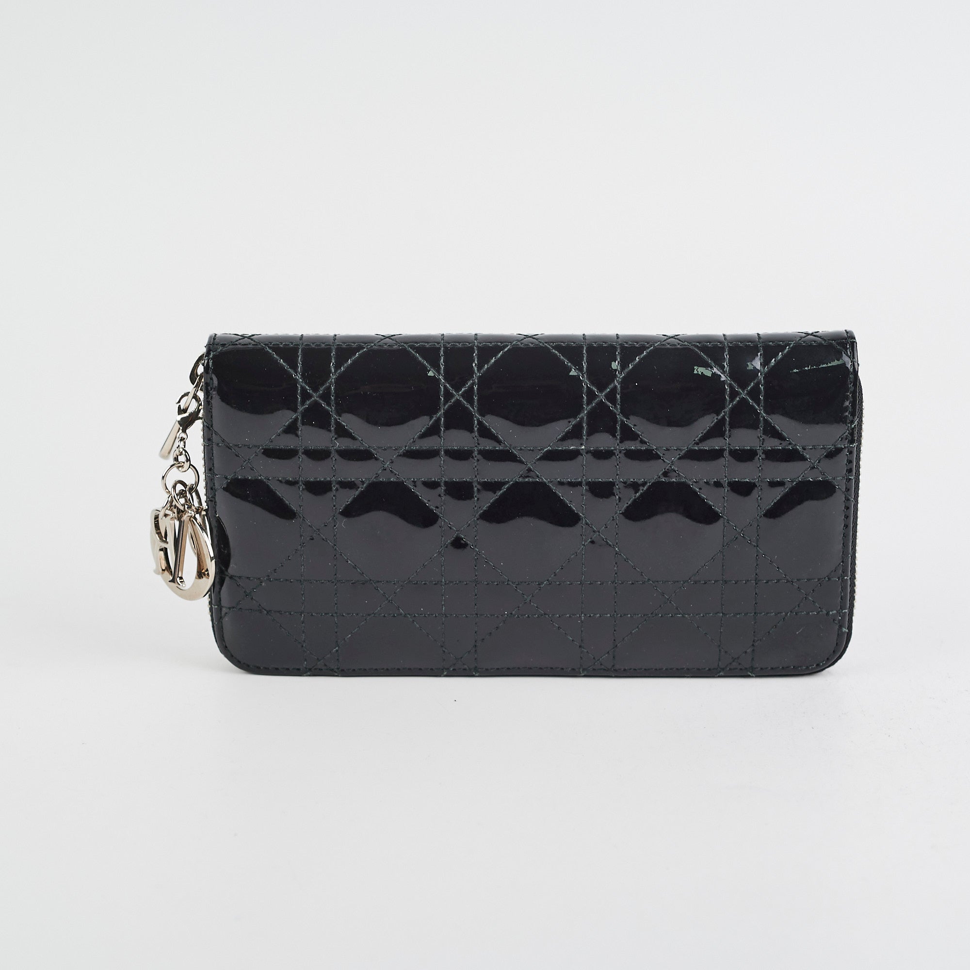 Dior Zippy Long Wallet Black