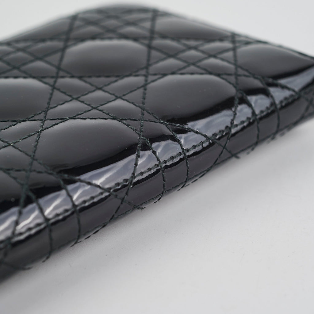 Dior Zippy Long Wallet Black