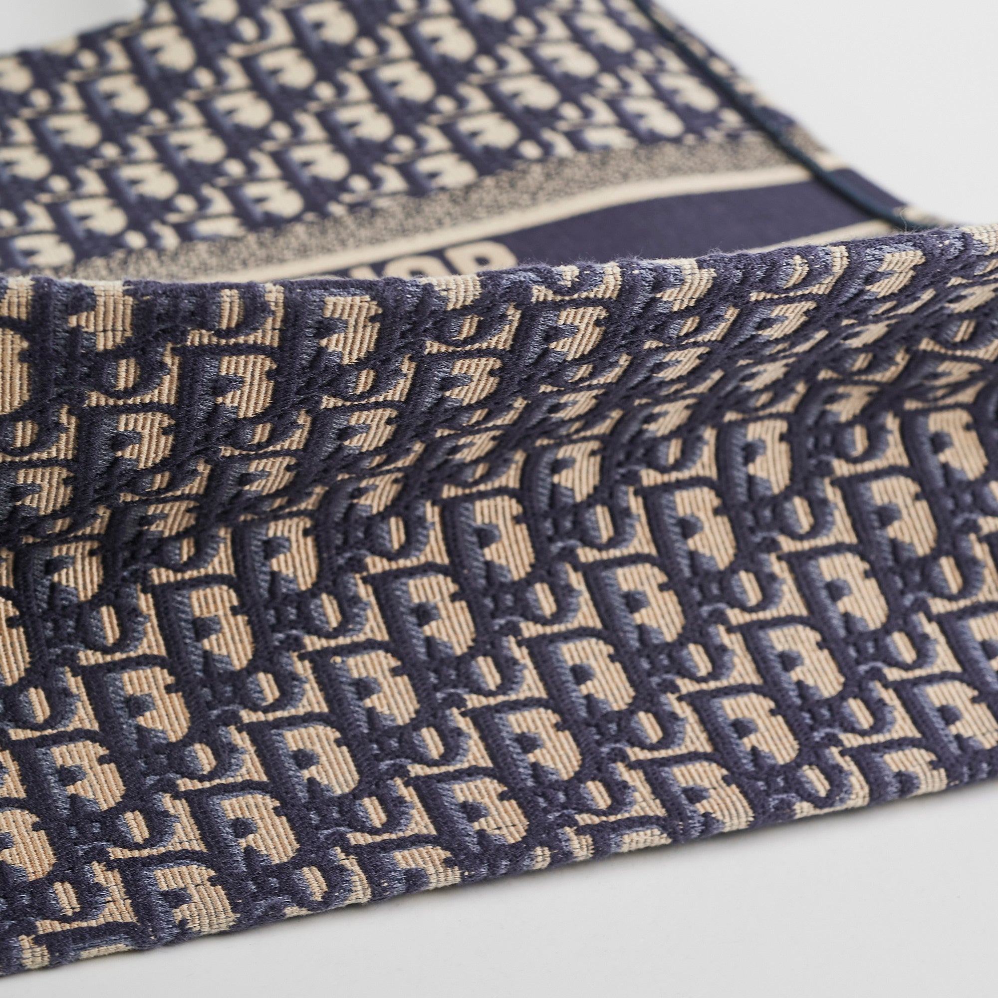 Christian DIor Large Book Tote Navy