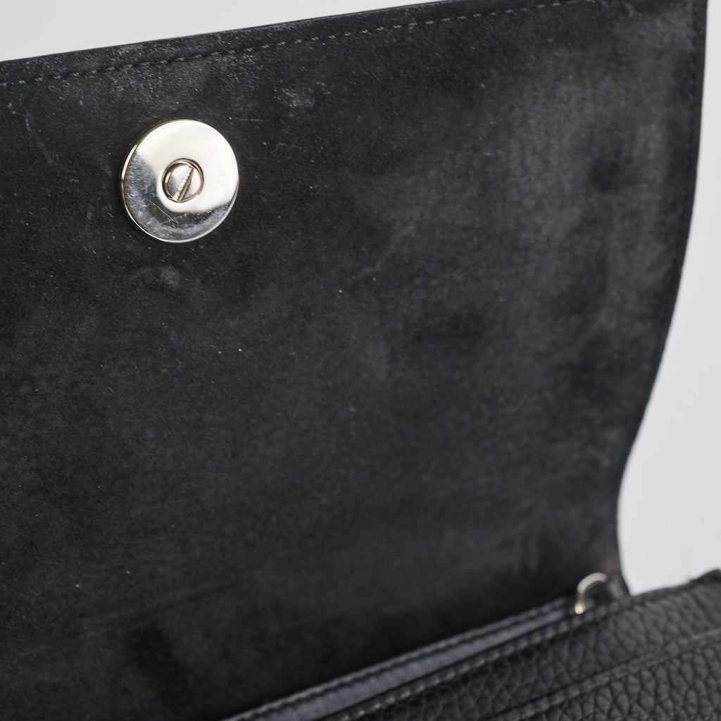 Christian Dior Diorama Black Wallet On Chain