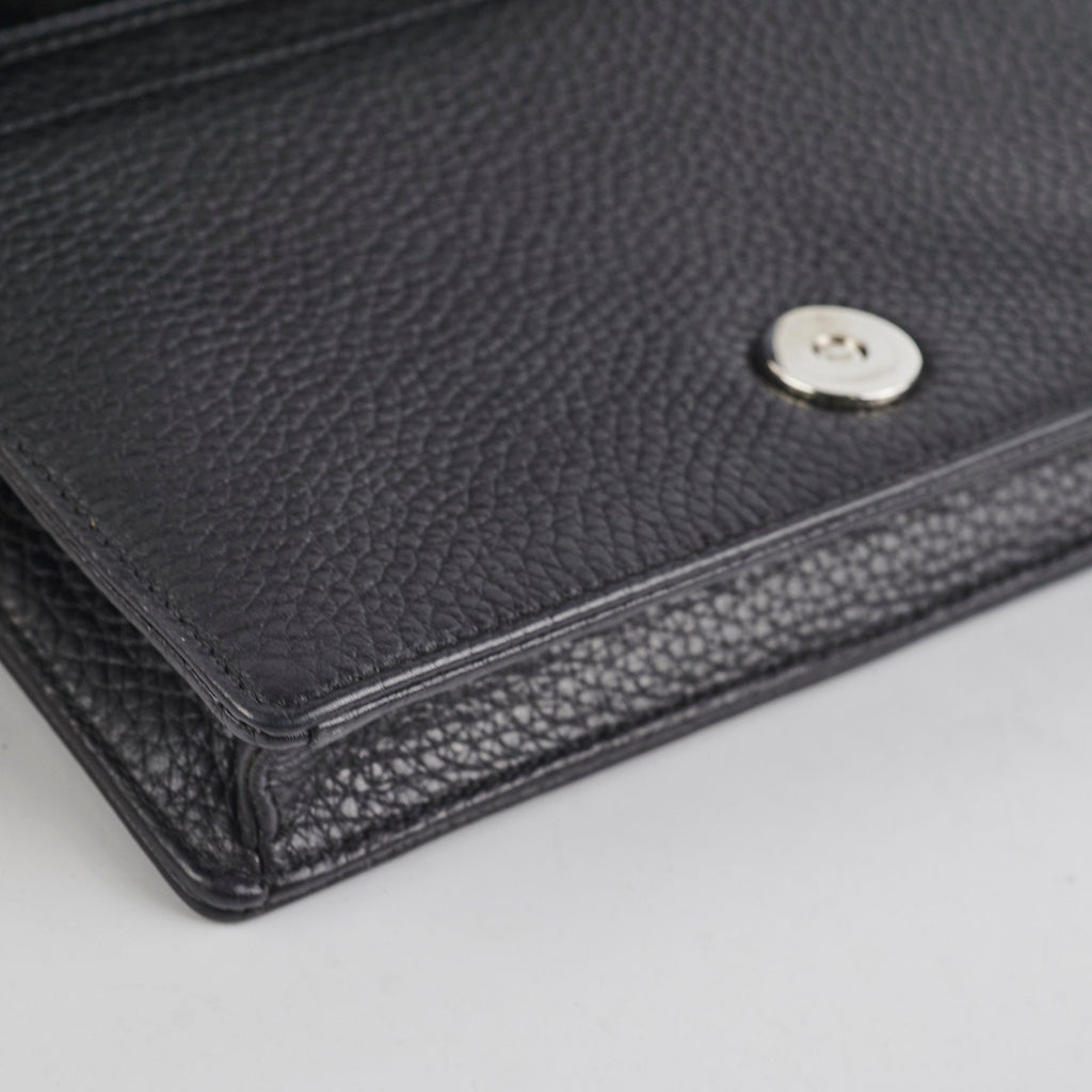 Christian Dior Diorama Black Wallet On Chain