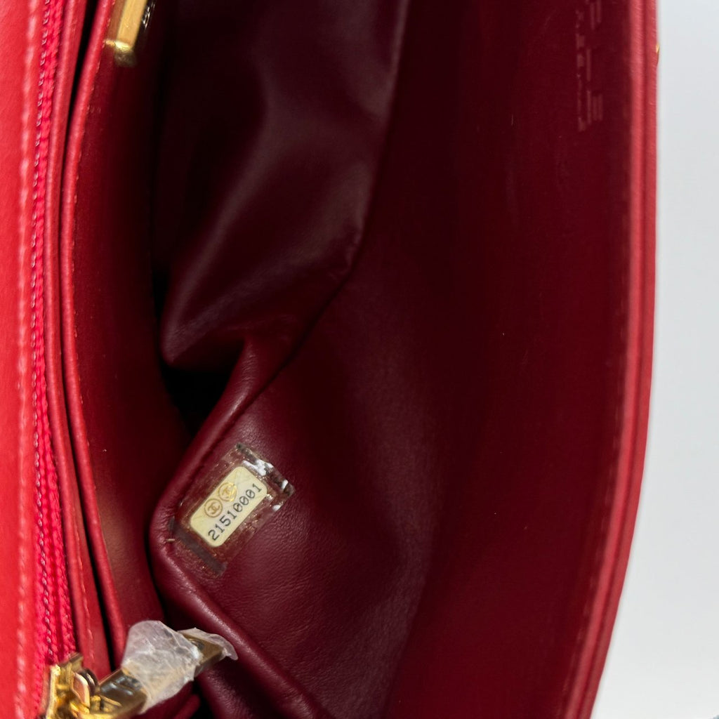 Chanel Runway Mosaic Medium Flap Bag in Red and Multicolor