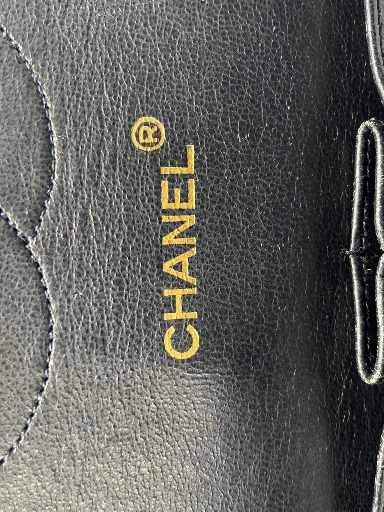 Chanel Black Vintage Medium Classic Double Flap Bag with 24K Gold Hardware