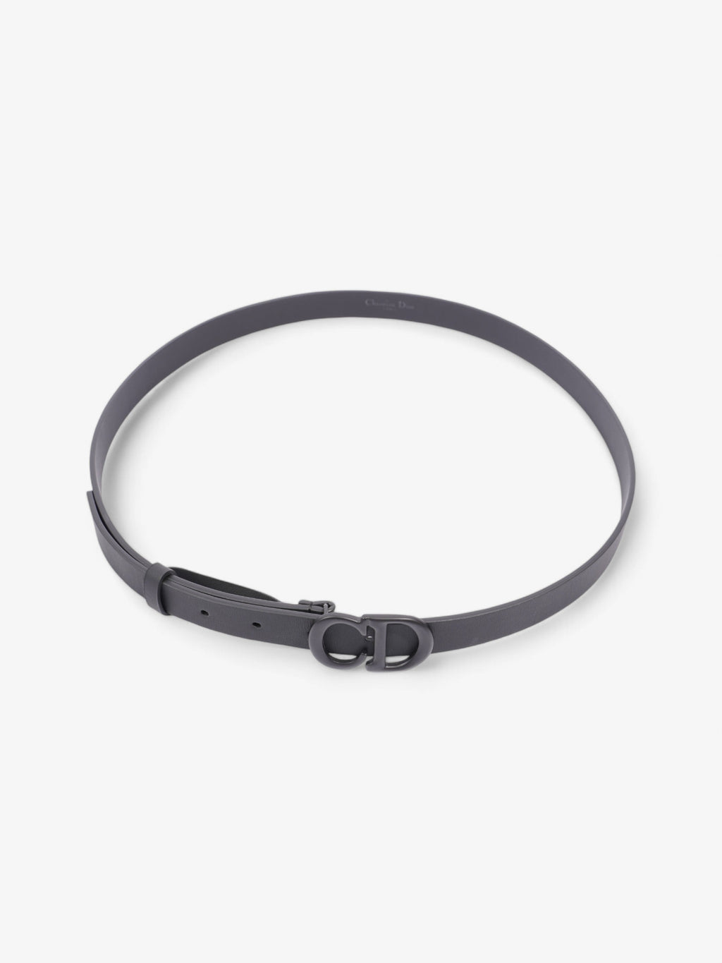 Christian Dior CD Belt Black Leather 90cm