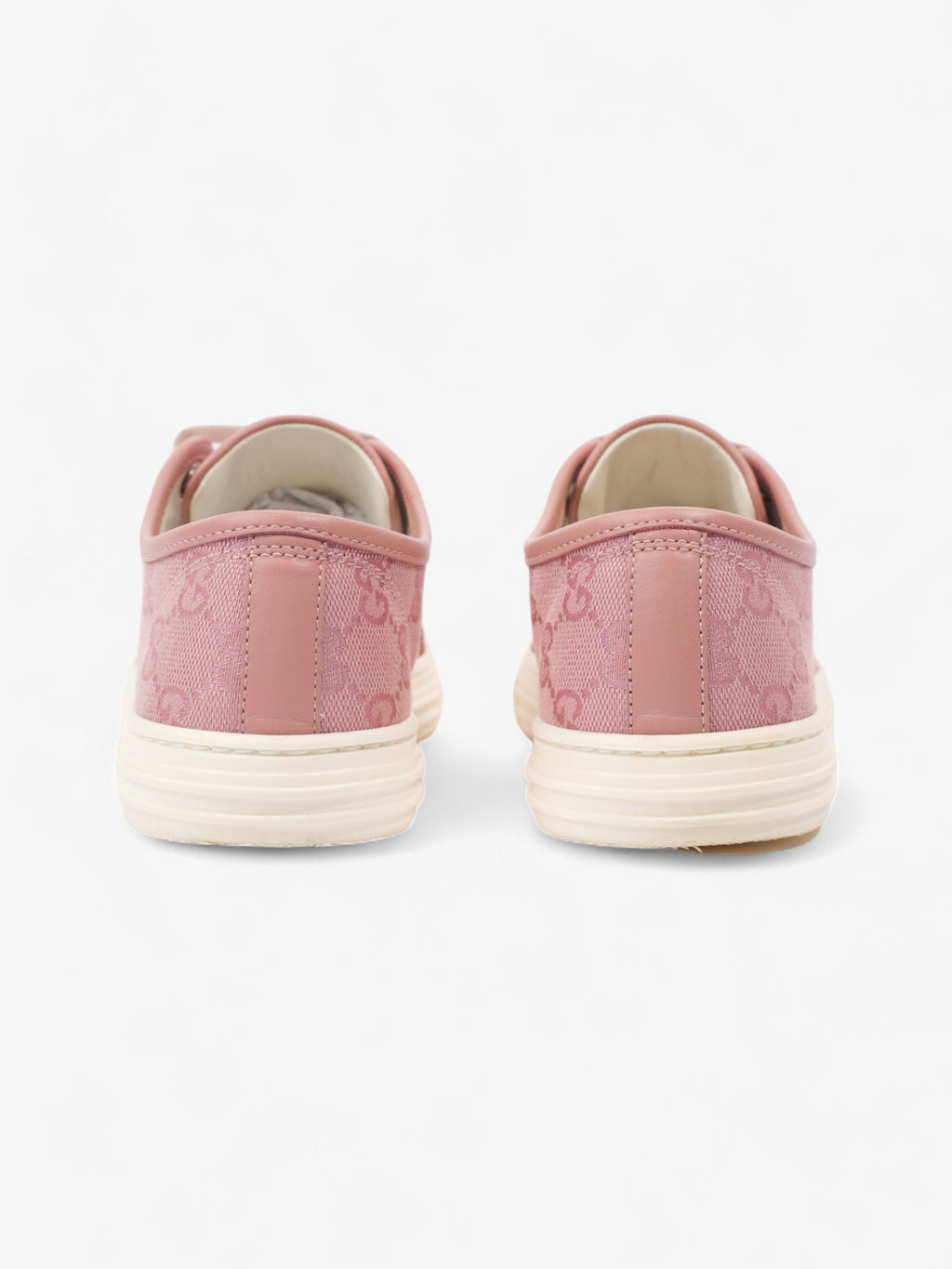 Gucci GG Low-top Sneakers Pink / White Canvas EU 36.5 UK 3.5