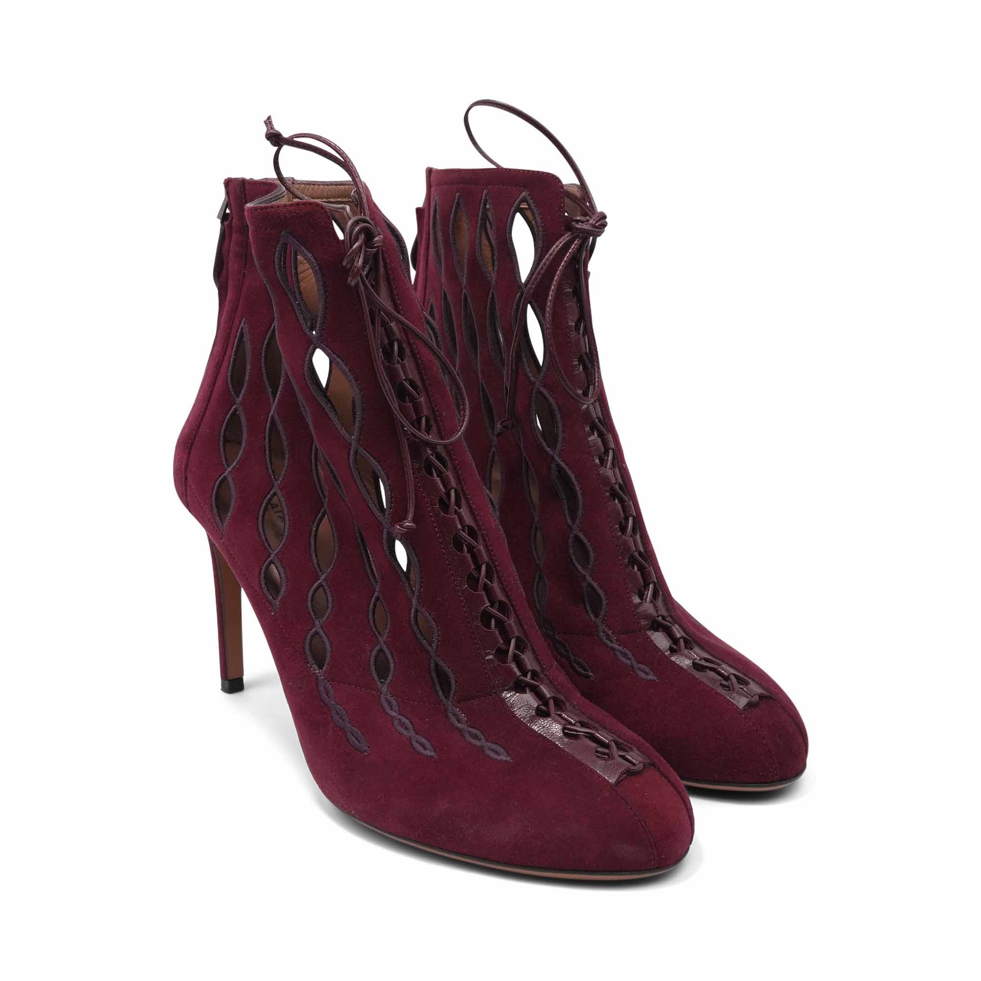 Alaia Cutout Ankle Boots - Women's 41