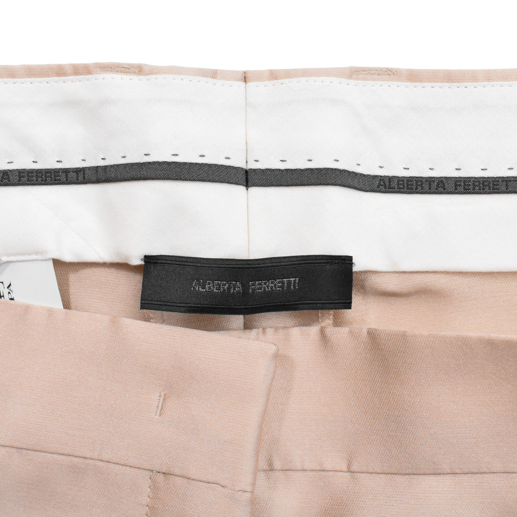 Alberta Ferretti Satin Trousers - Women's 44