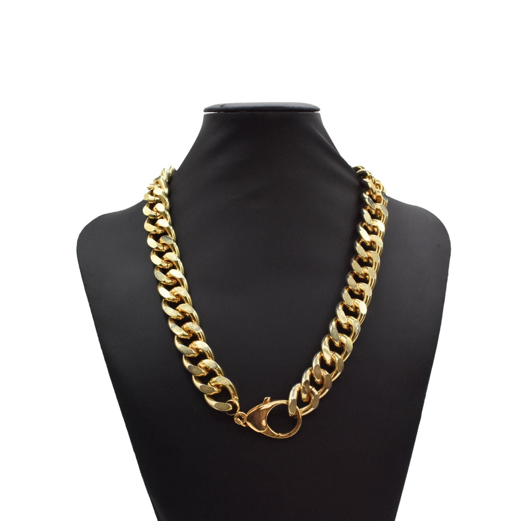 Alessandra Rich Cuban Link Chain Necklace