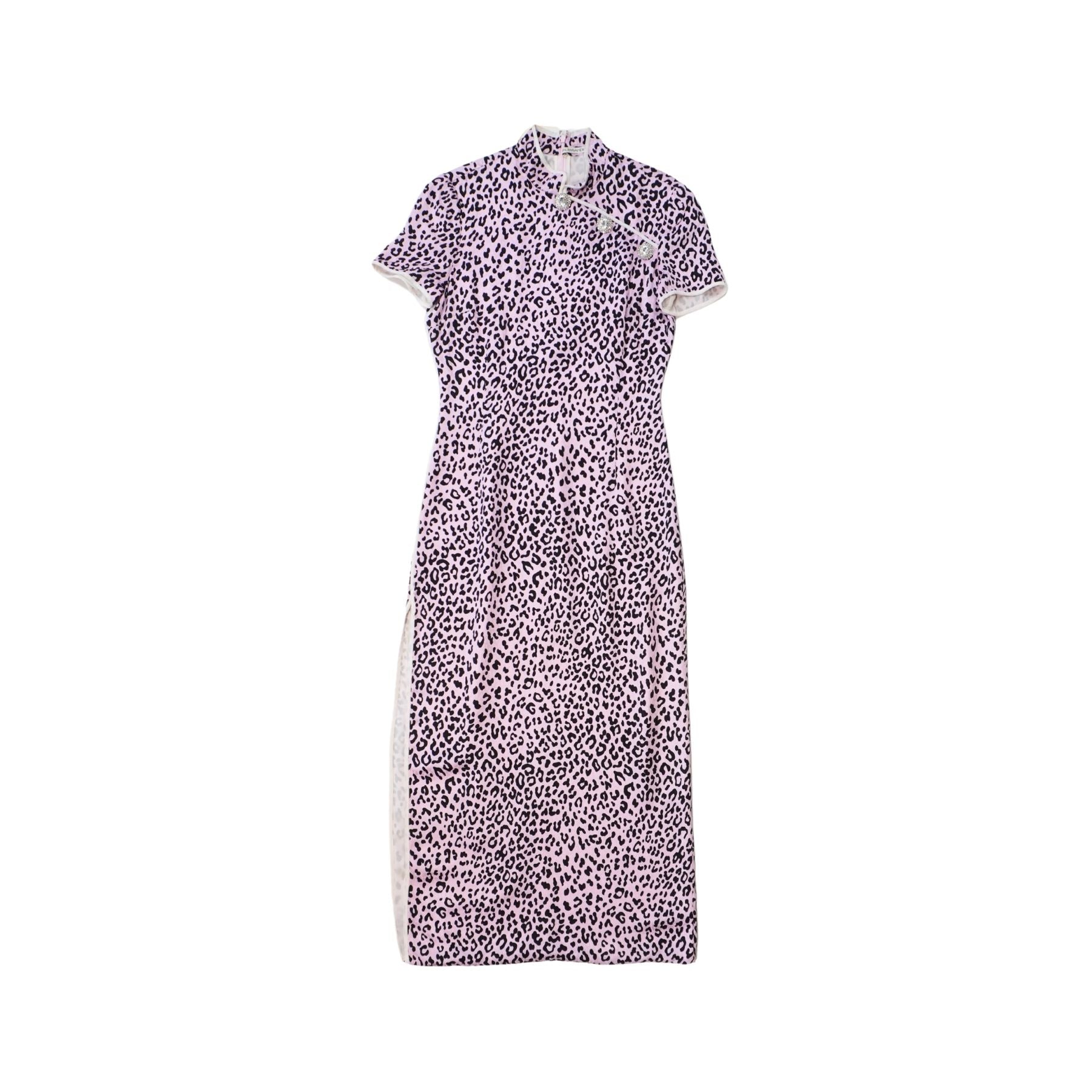 Alessandra Rich 'Small Leopard' Dress - Women's 40