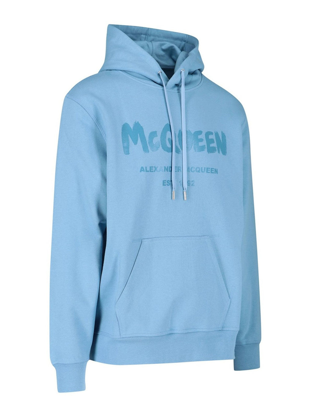 ALEXANDER MCQUEEN LOGO PRINT HOODED SWEATSHIRT