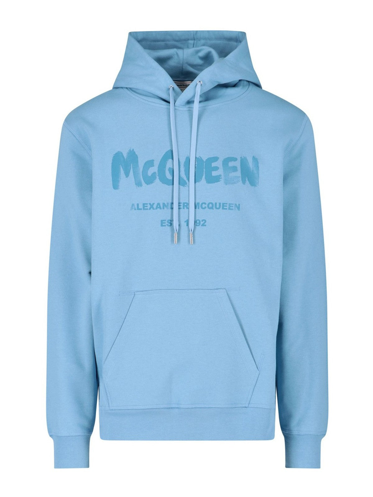 ALEXANDER MCQUEEN LOGO PRINT HOODED SWEATSHIRT