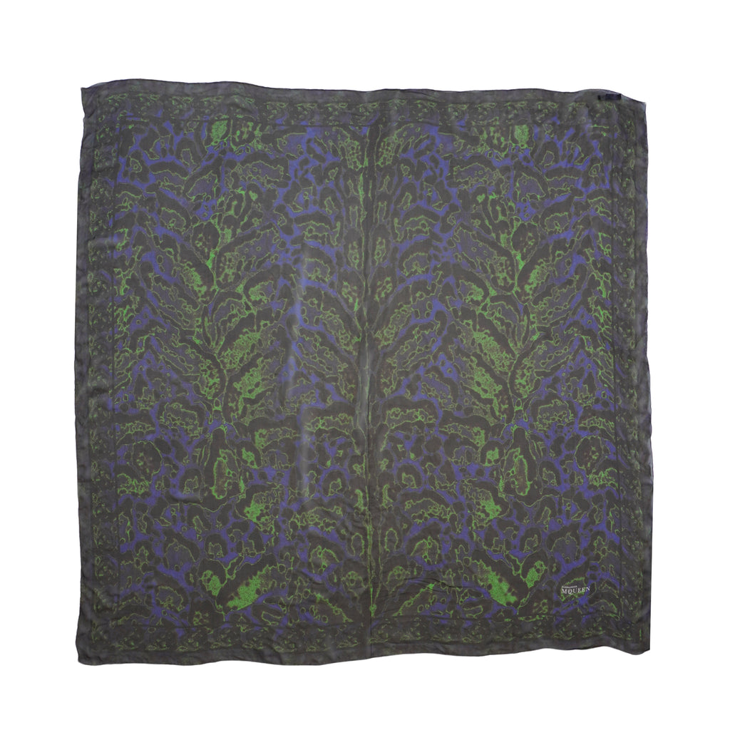 Alexander McQueen Leopard Scarf