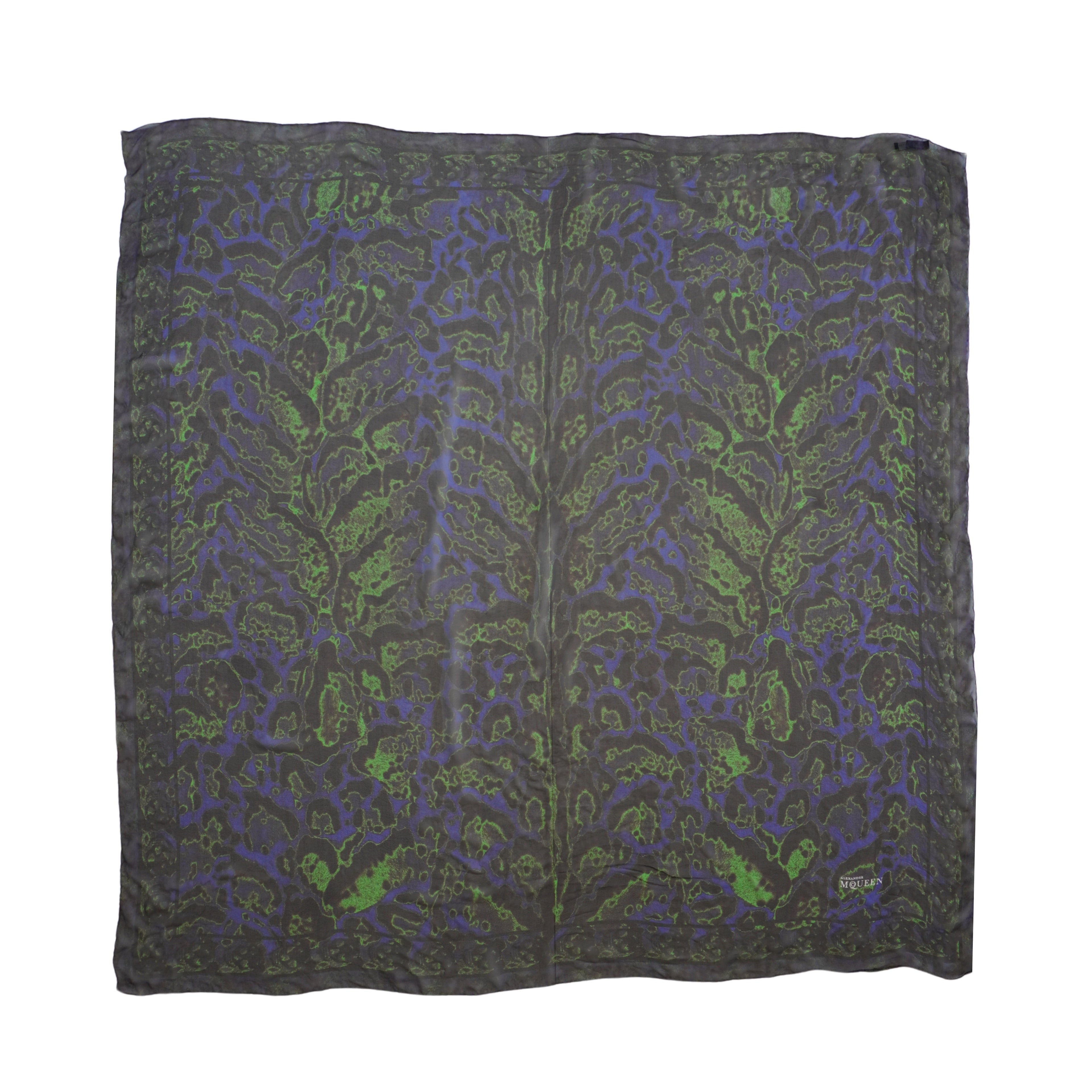 Alexander McQueen Leopard Scarf