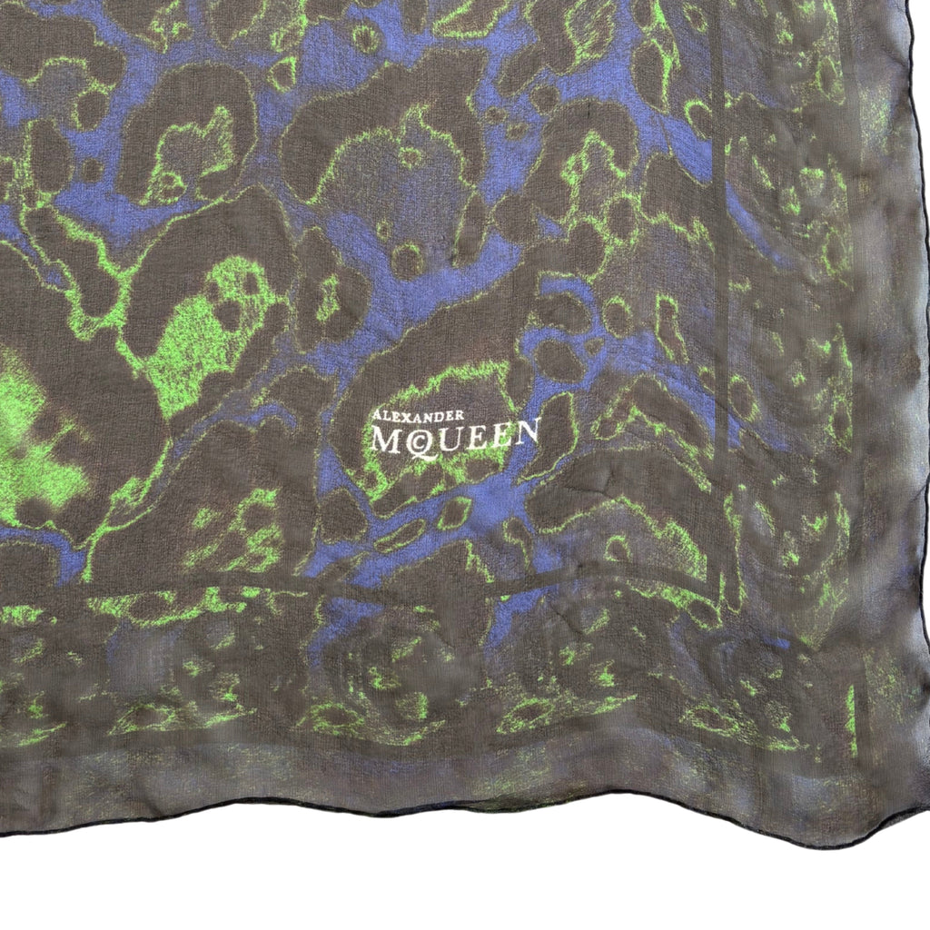 Alexander McQueen Leopard Scarf