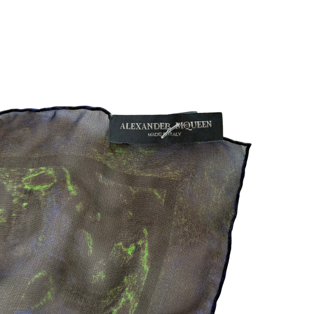 Alexander McQueen Leopard Scarf