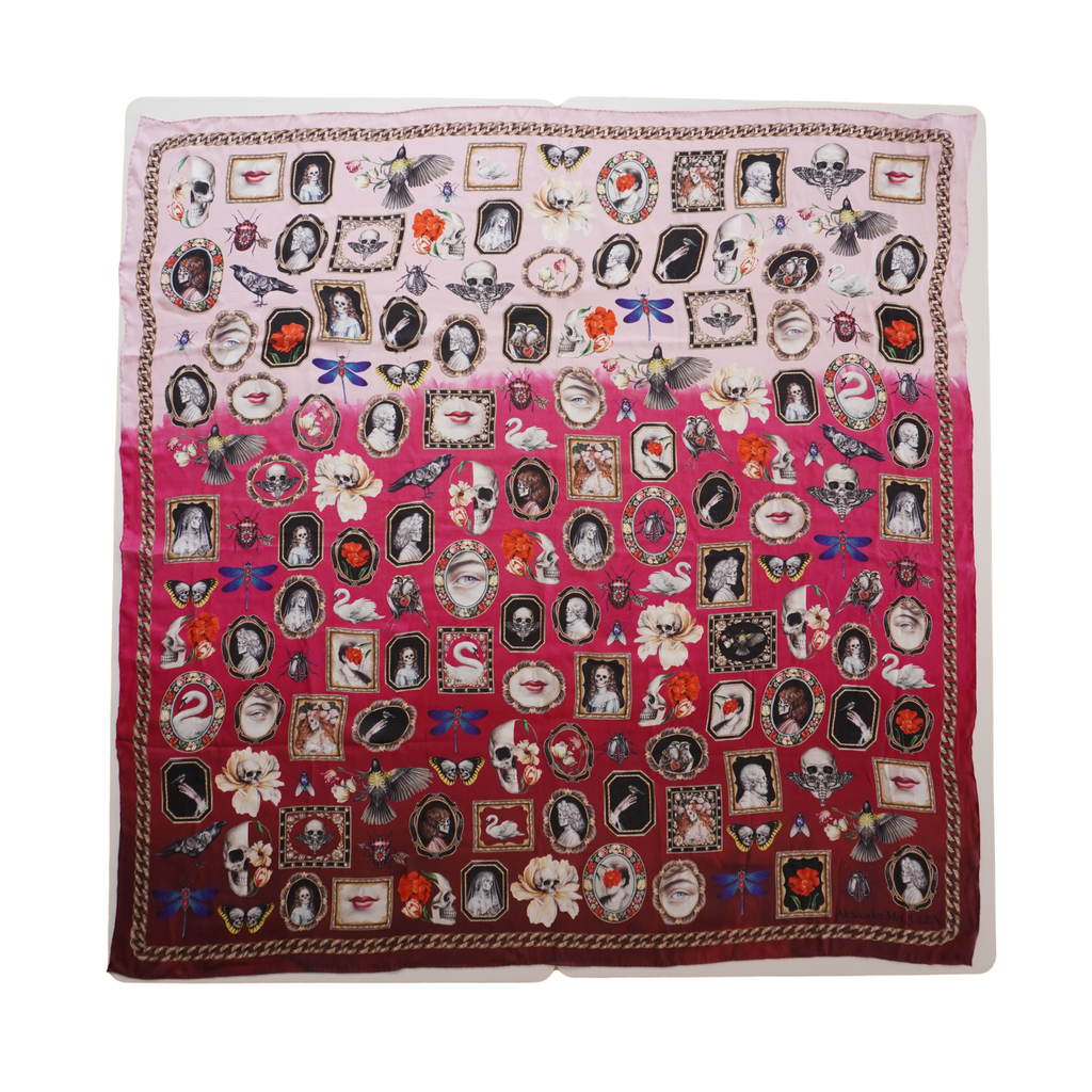 Alexander McQueen 'Cameo and Curiosity' Scarf