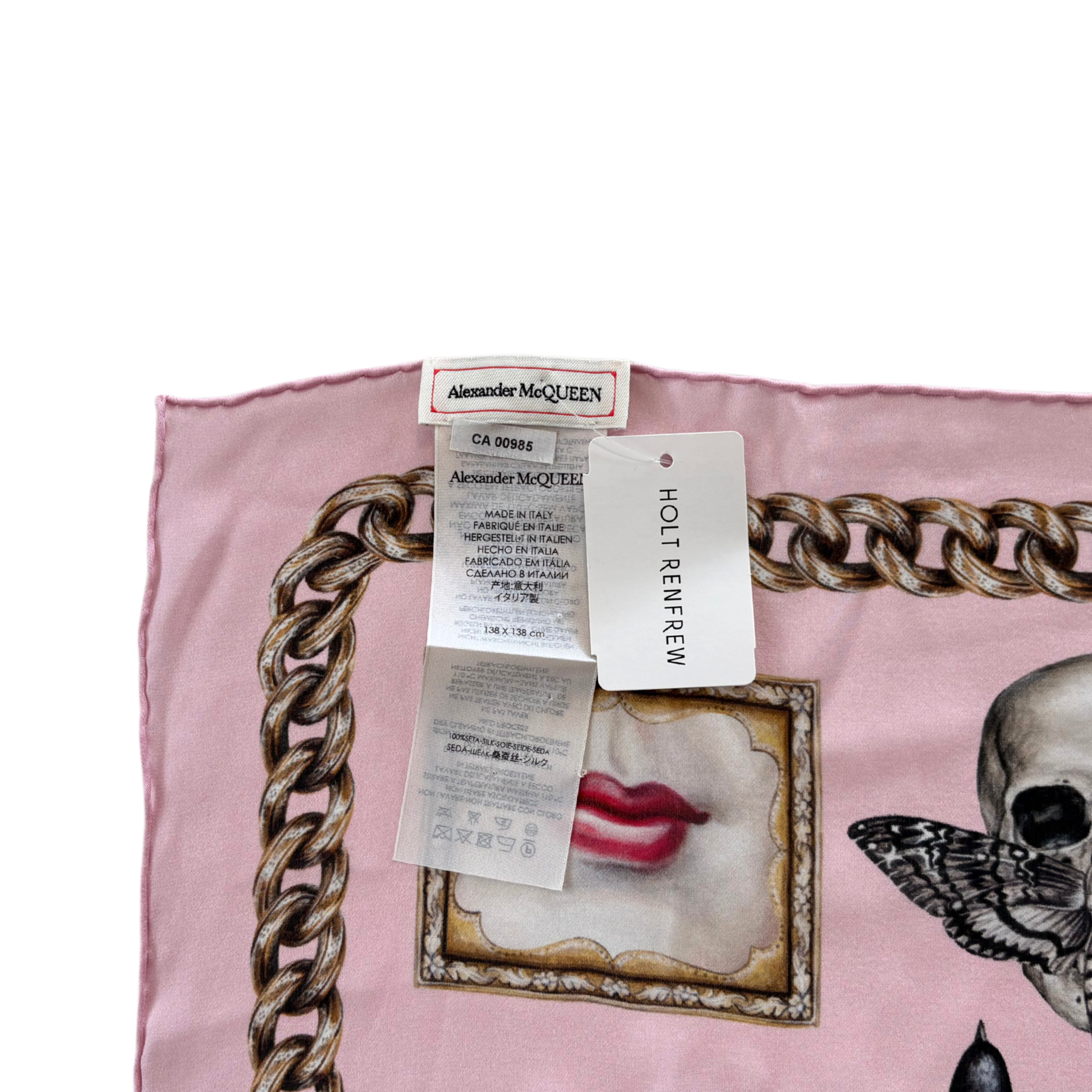 Alexander McQueen 'Cameo and Curiosity' Scarf