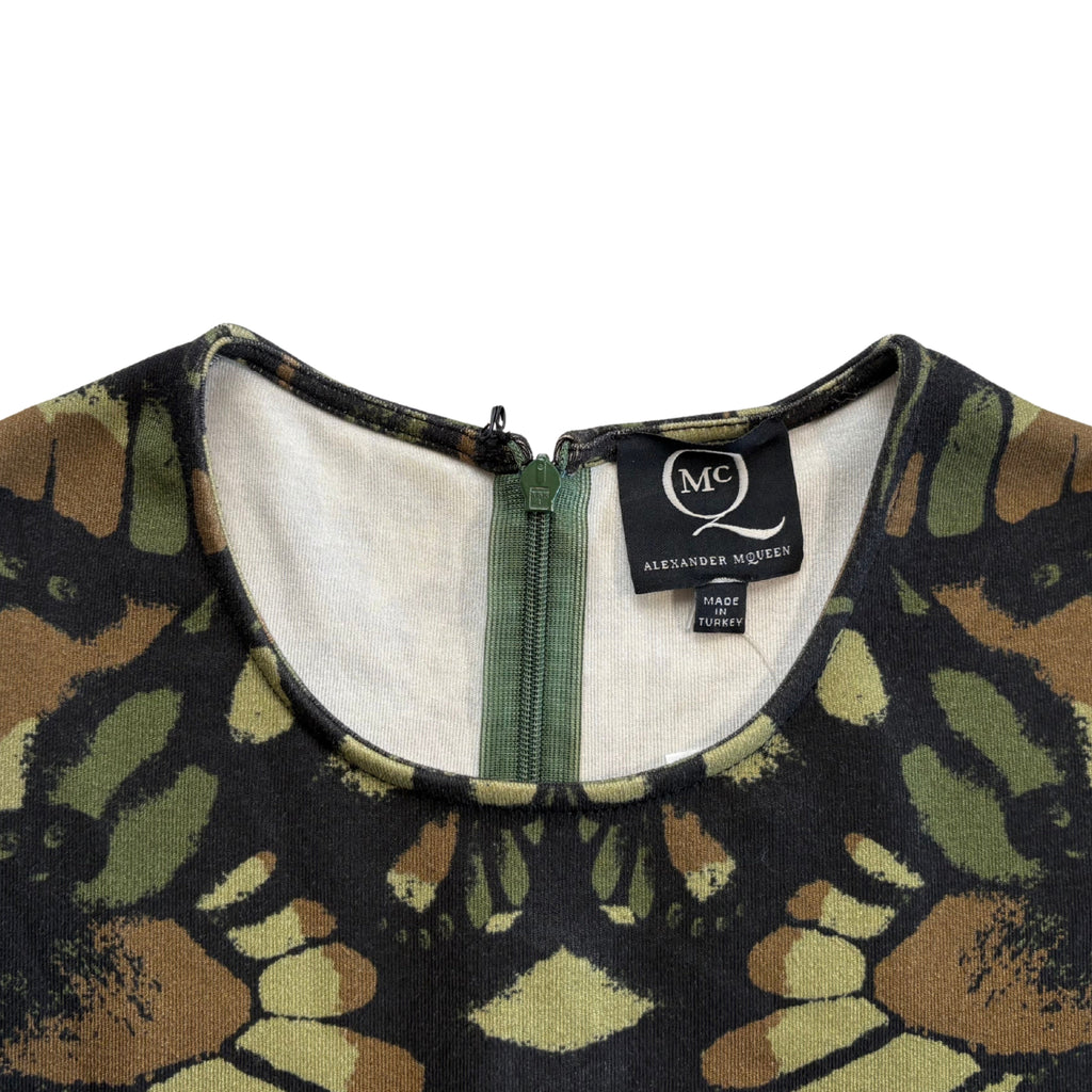 McQ by McQueen 'Butterfly' Fitted Dress - Women's S