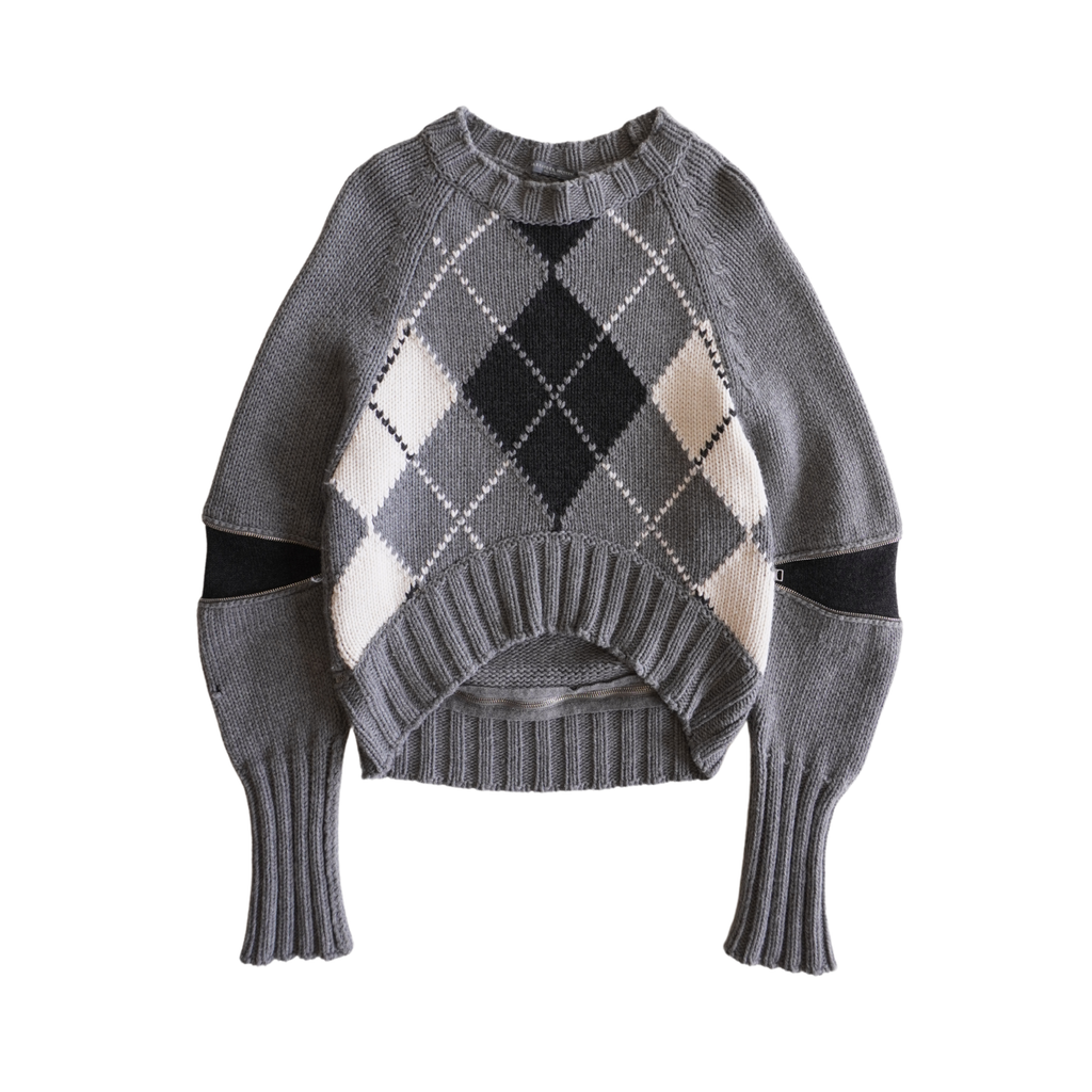 Alexander McQueen Argyle Sweater - Women's XXS