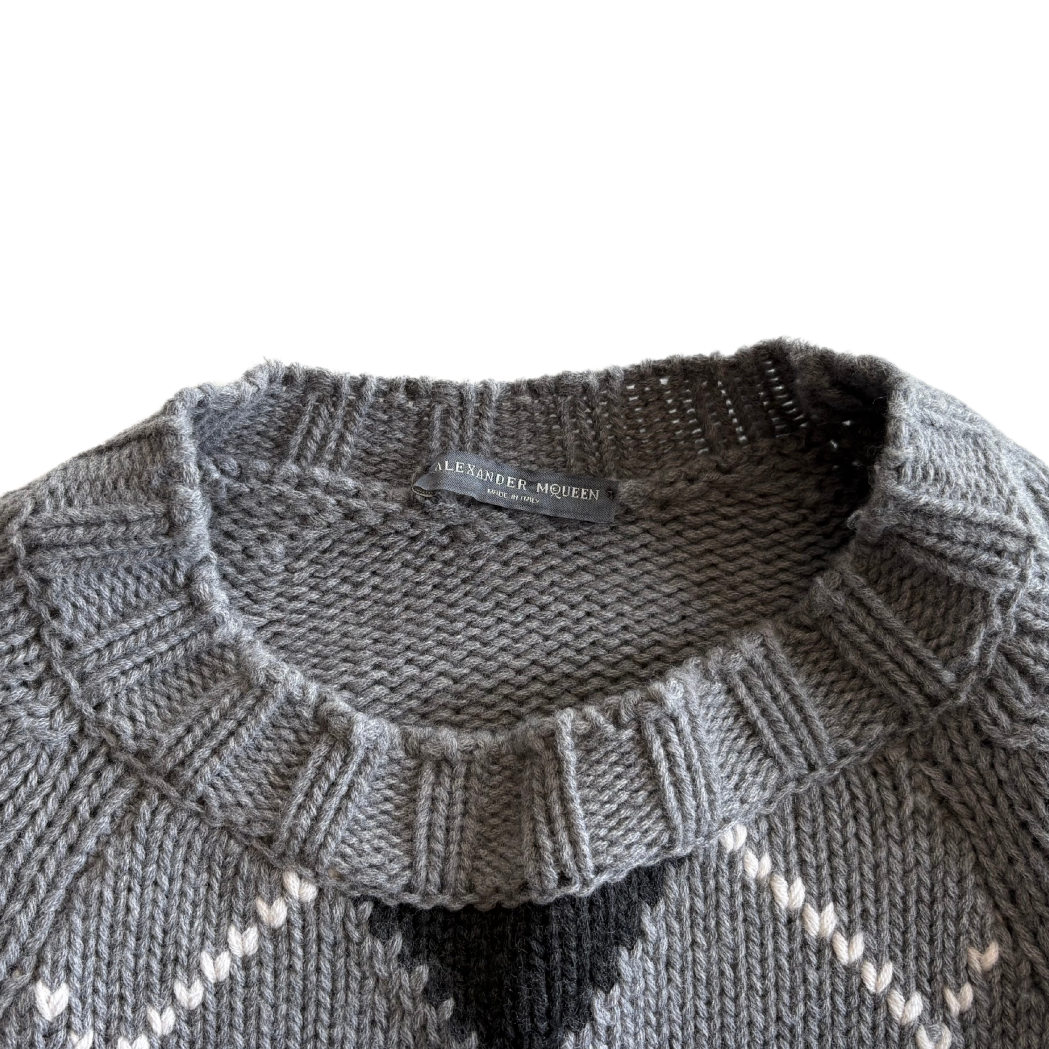 Alexander McQueen Argyle Sweater - Women's XXS