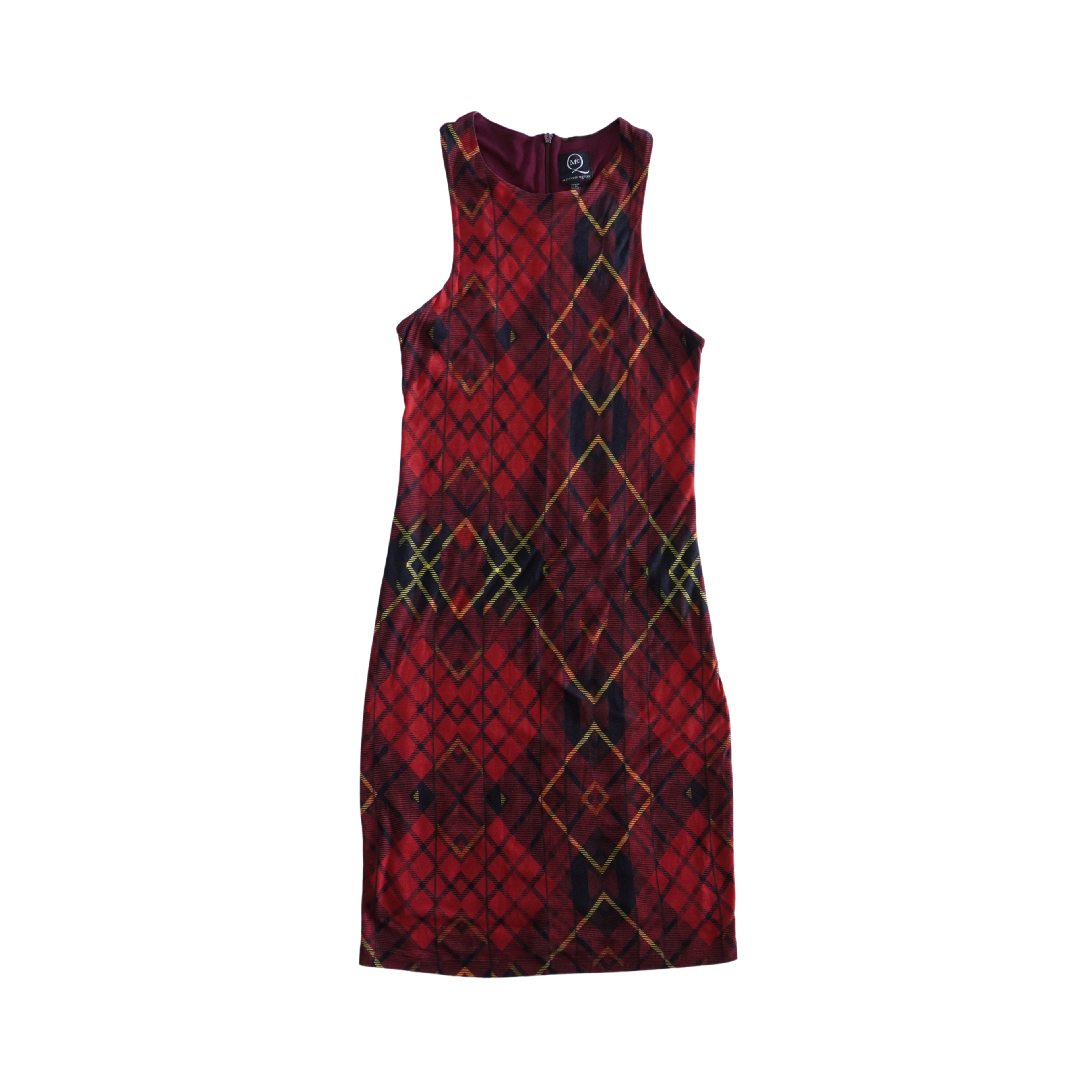 Alexander McQueen Plaid Midi Dress - Women's S