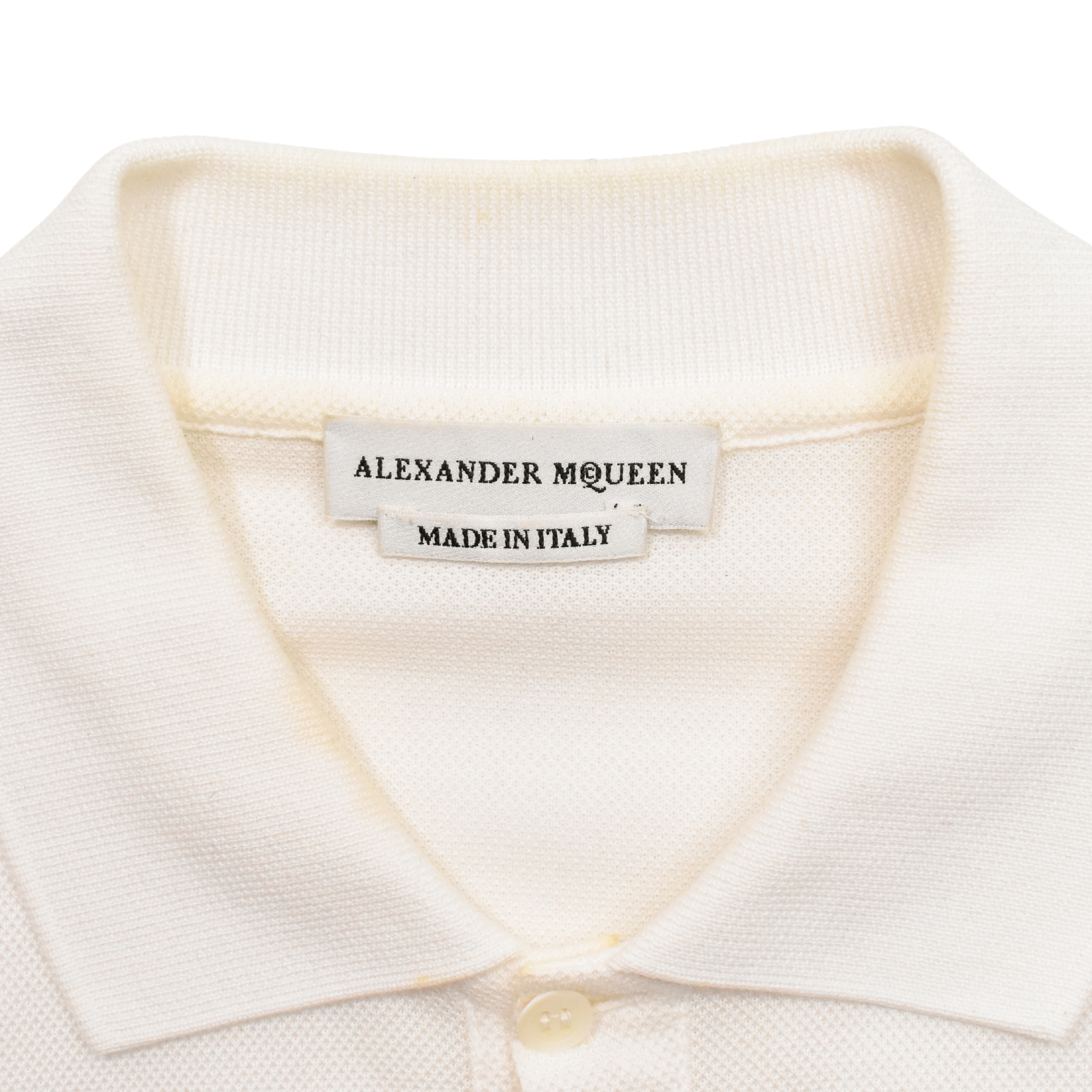 Alexander McQueen Beaded Skull Polo Shirt - Men's S