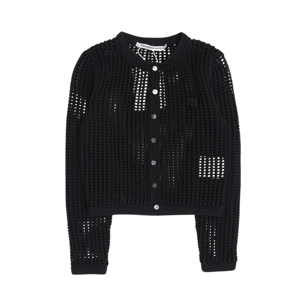 Alexanderwang.t Grid Knit igan - Women's S