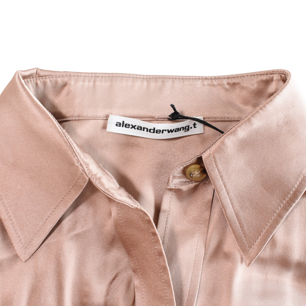 Alexanderwang.t Draped Shirt Dress - Women's 2