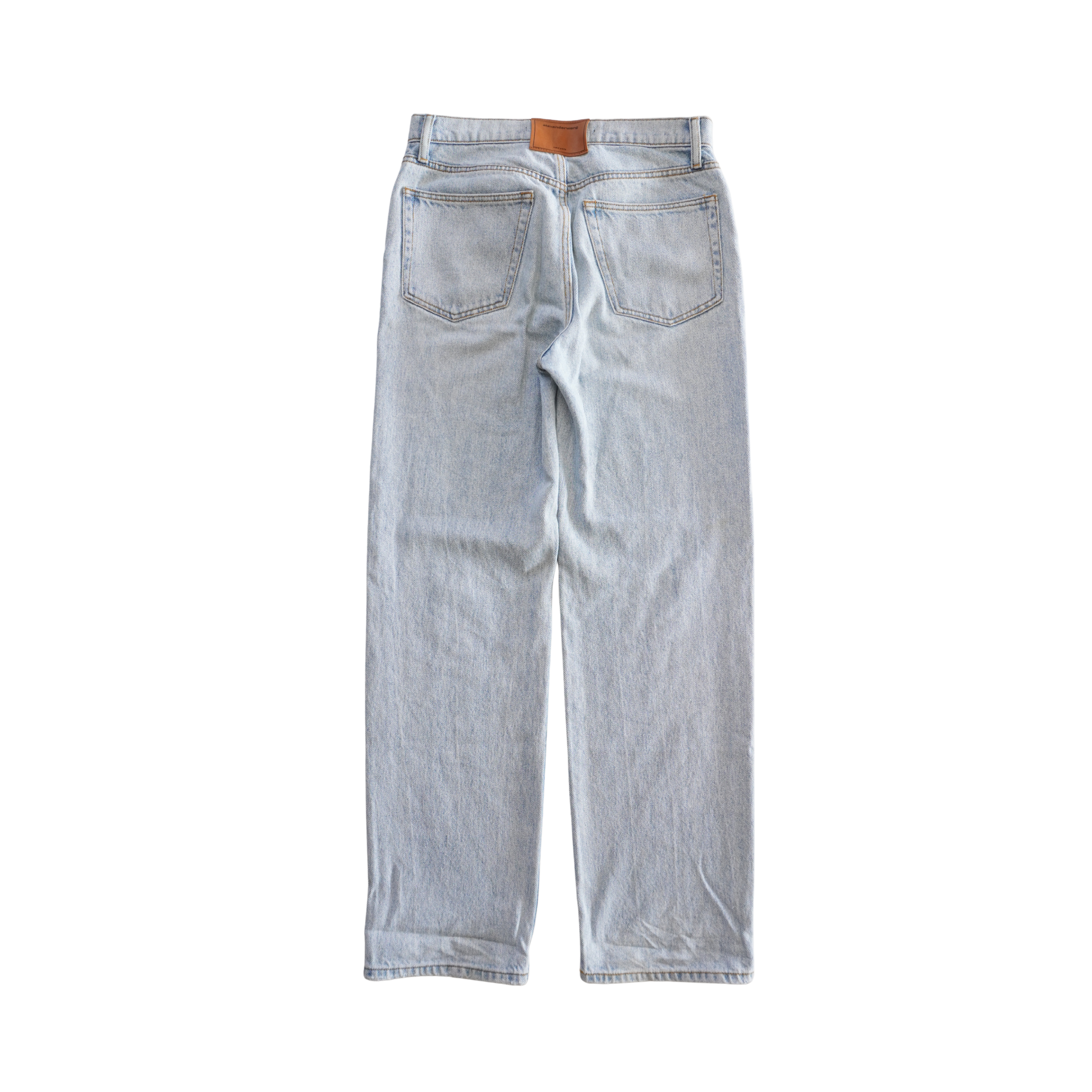 Alexander Wang 'EZ Cut-Out Logo' Jeans - Women's 27