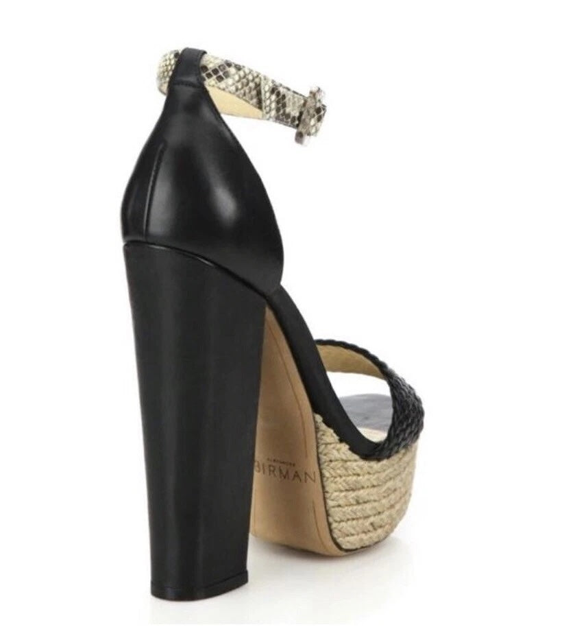 ALEXANDRE BIRMAN ALICIA BRAIDED PLATFORM SANDALS