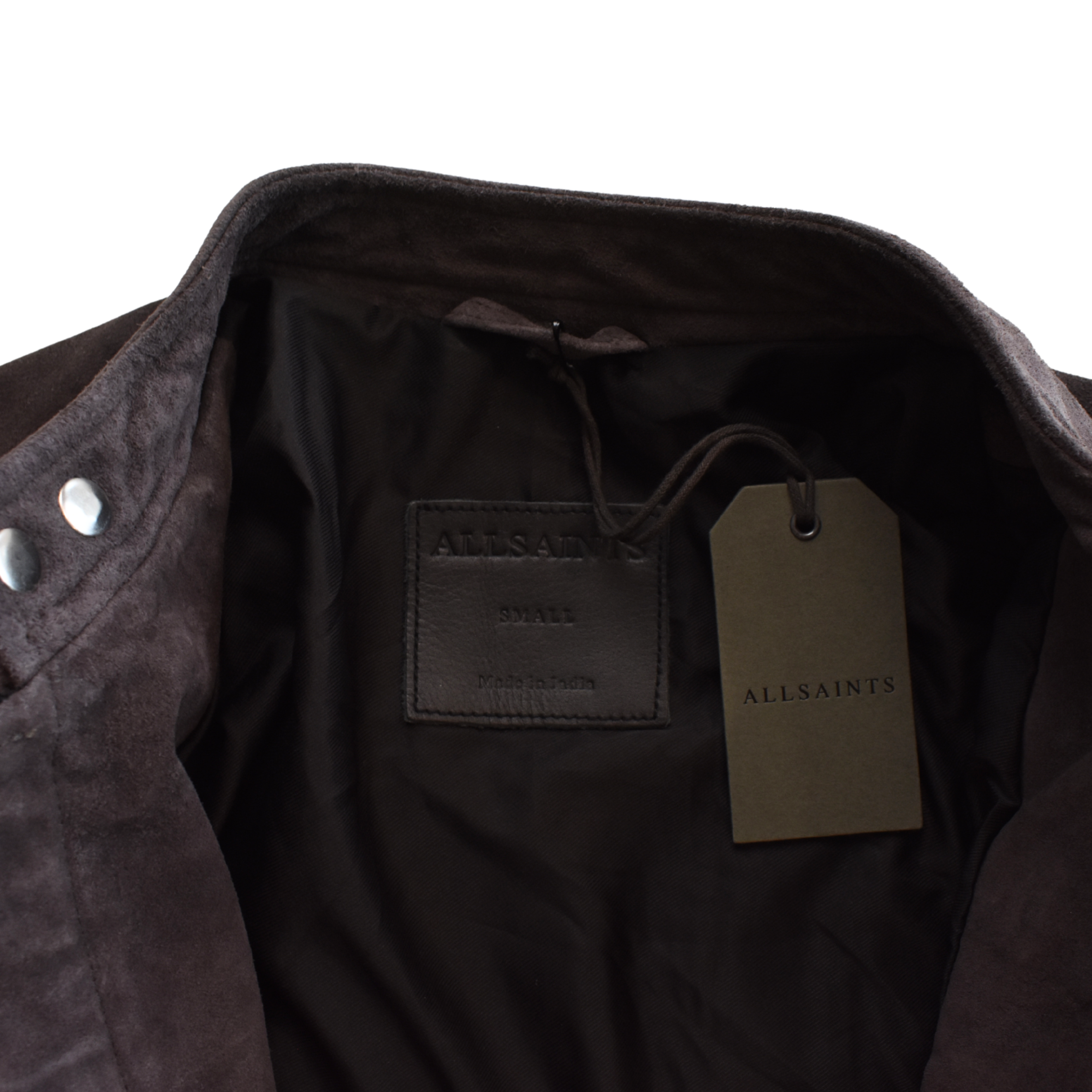 All Saints 'Driver' Suede Jacket - Men's S