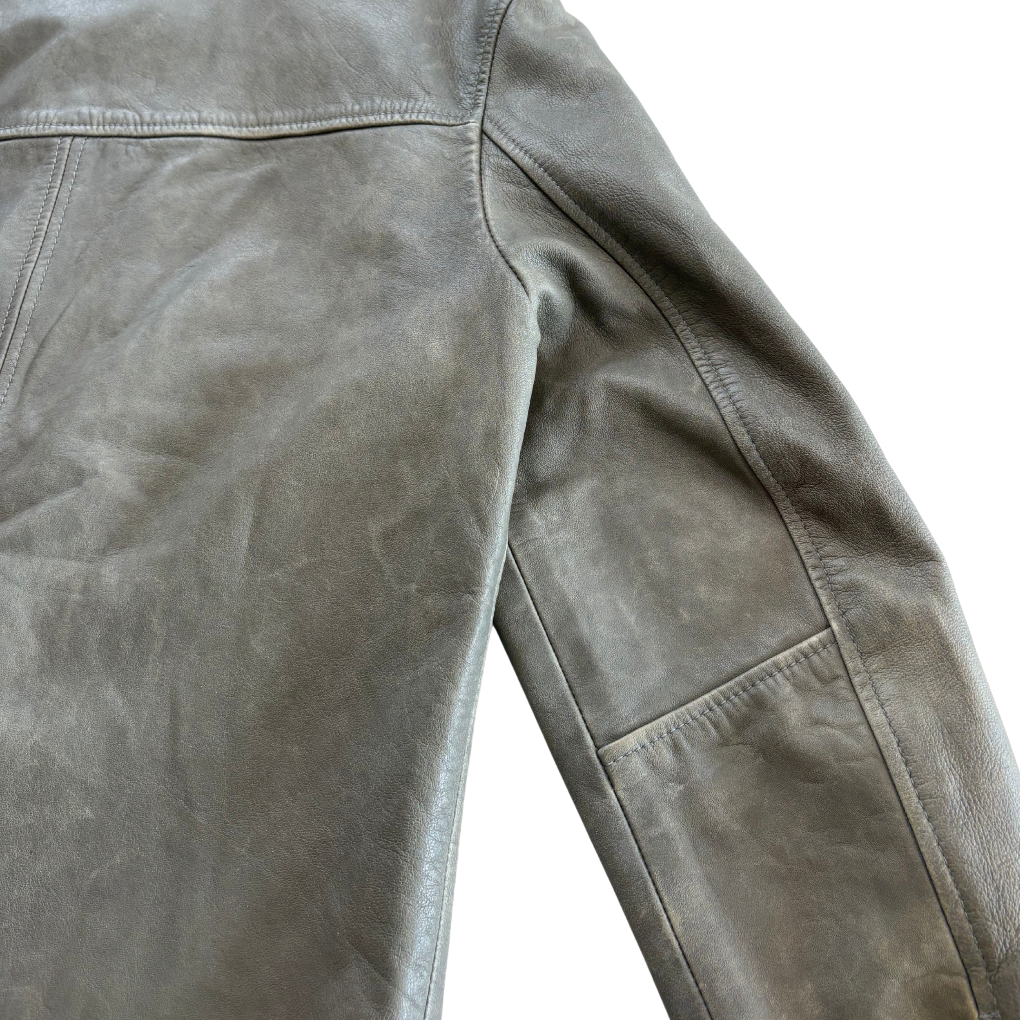 All Saints 'Toni' Leather Jacket - Men's S
