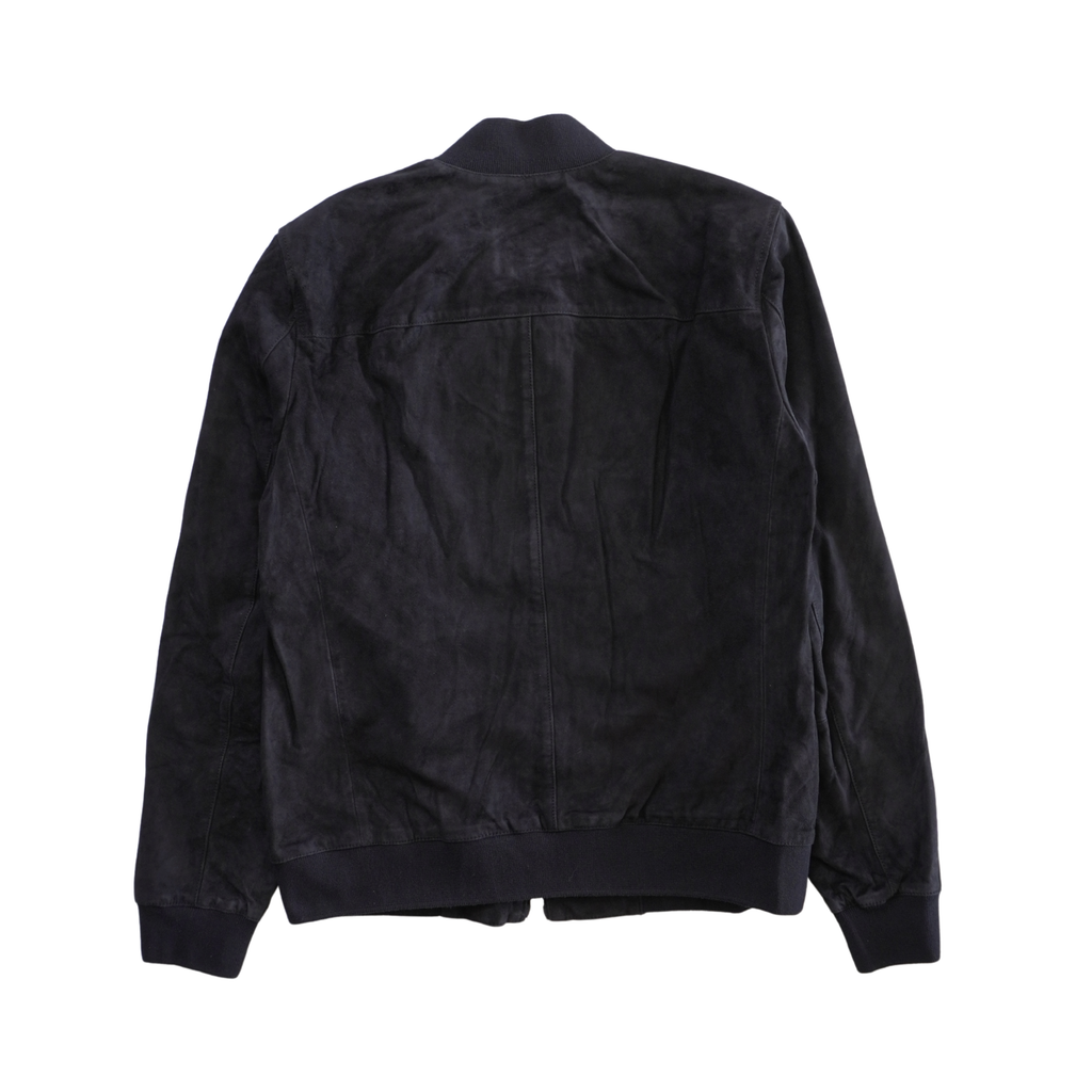 All Saints 'Kemble' Suede Bomber Jacket - Men's M