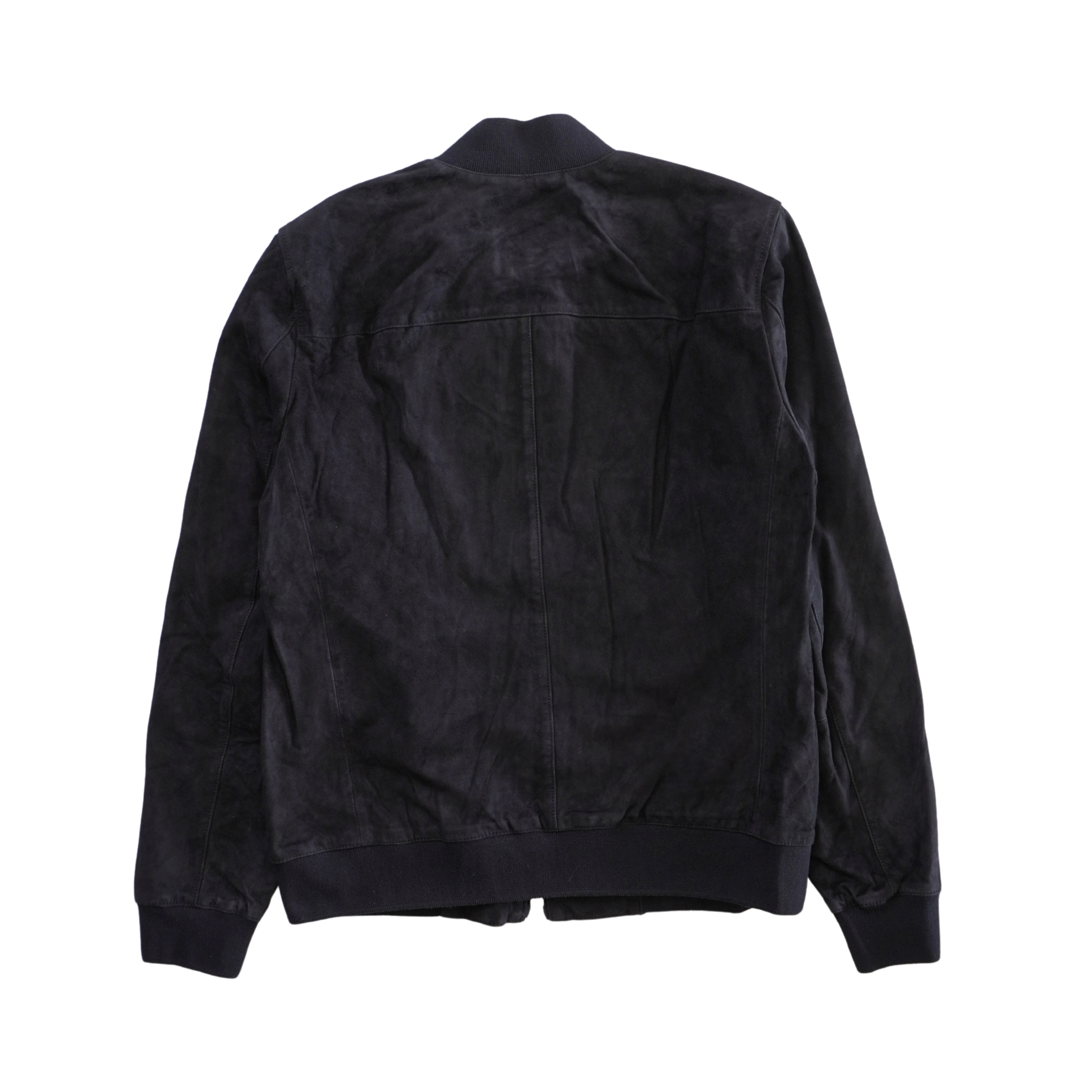 All Saints 'Kemble' Suede Bomber Jacket - Men's M