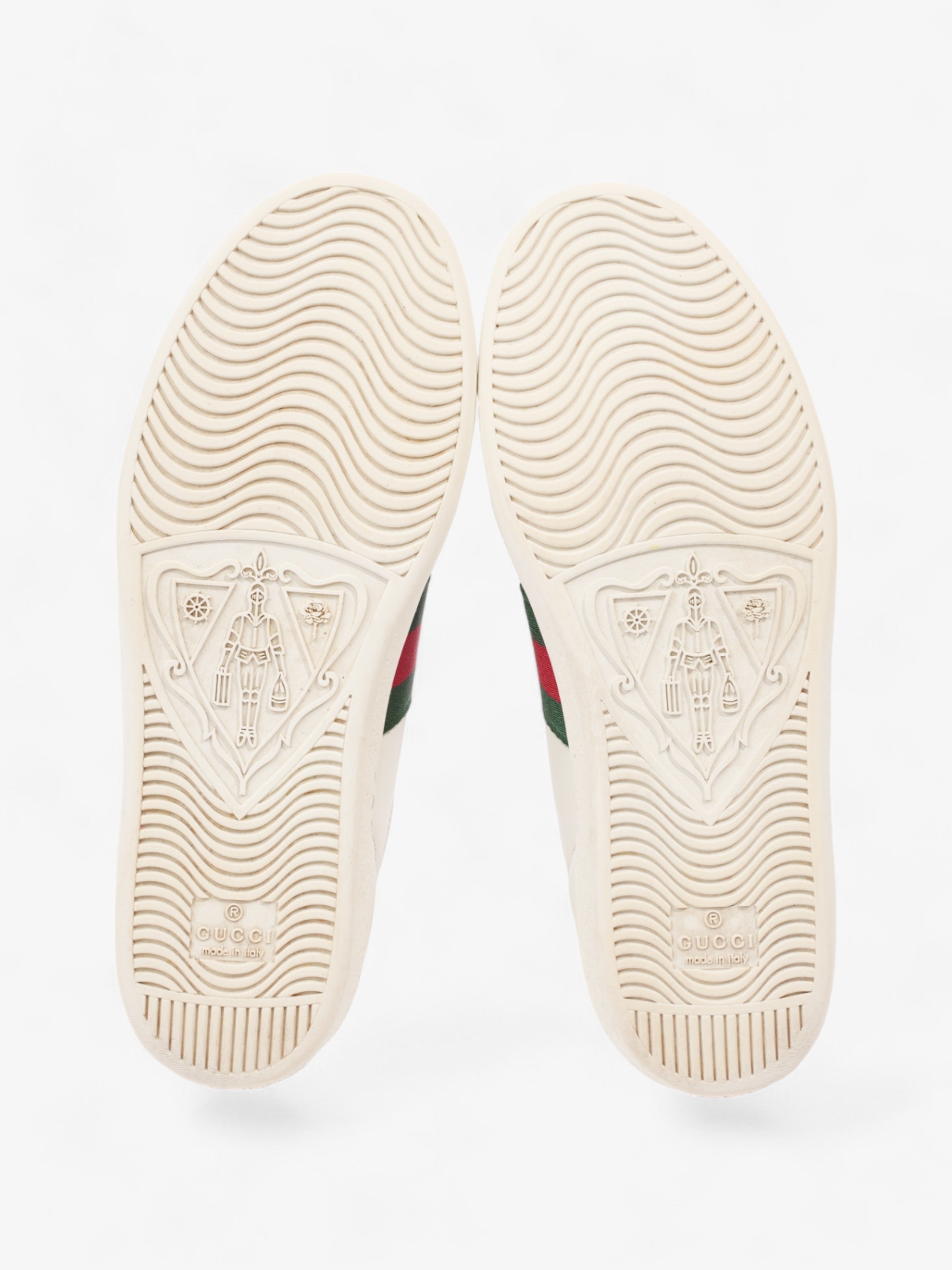 Gucci Ace Embroidered Bee White / Green / Red Leather EU 37 UK 4