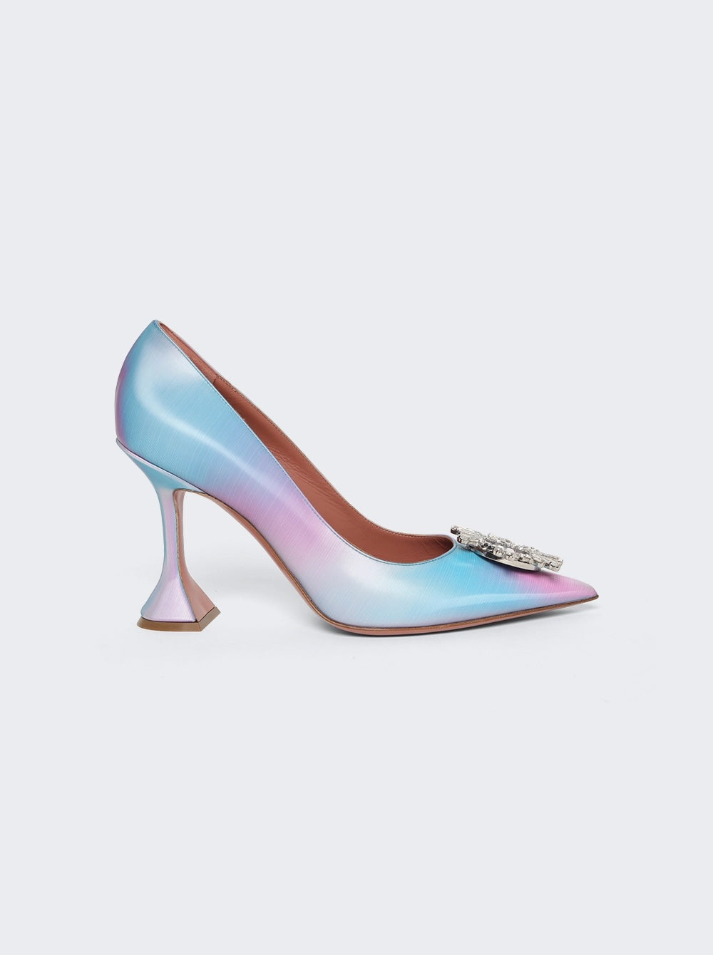 AMINA MUADI LEATHER RAINBOW FAIRY SHADOW AM CRYSTAL BEGUM PUMPS