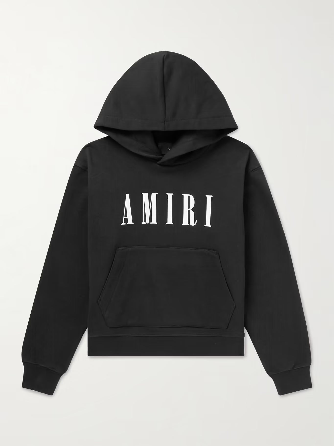 AMIRI KIDS LOGO PRINT COTTON JERSEY HOODIE